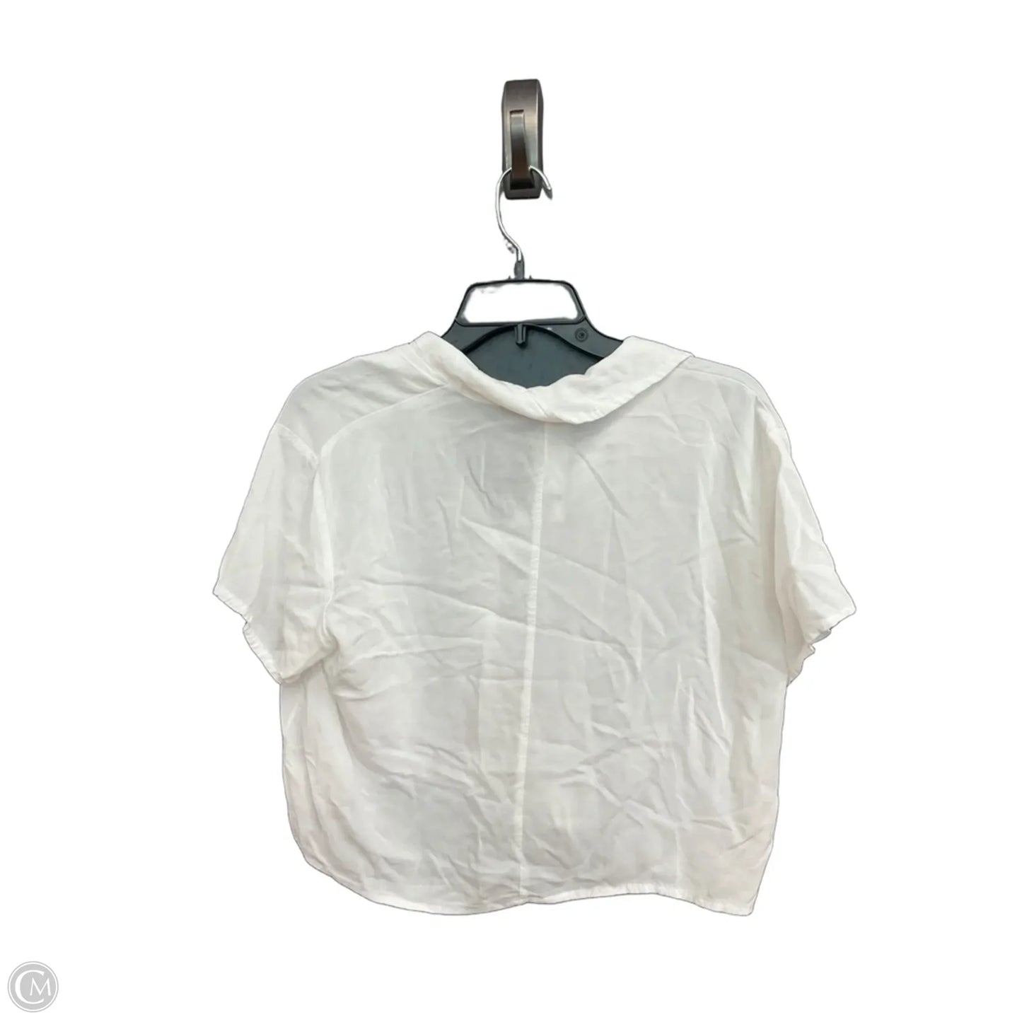 Top Short Sleeve By Francesca’s In White, Size: S