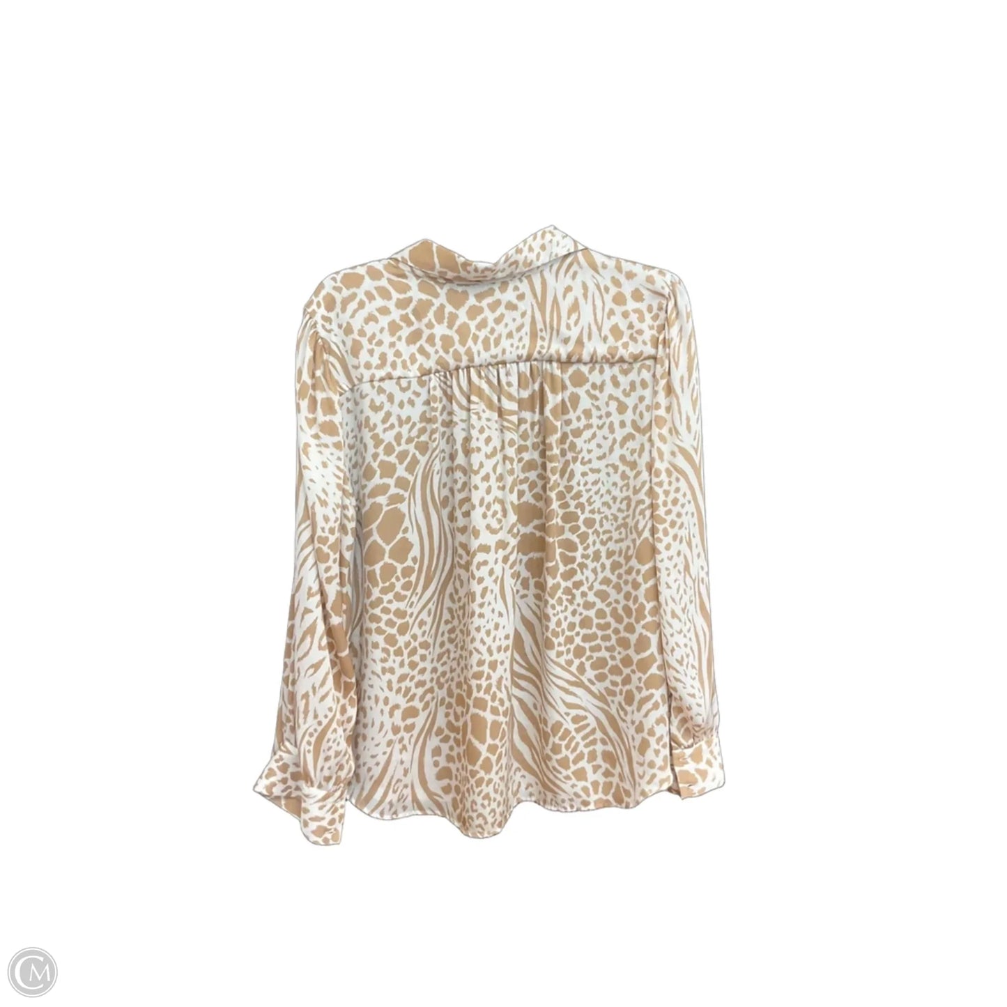 Top Long Sleeve By Ann Taylor In Animal Print, Size: Xlp