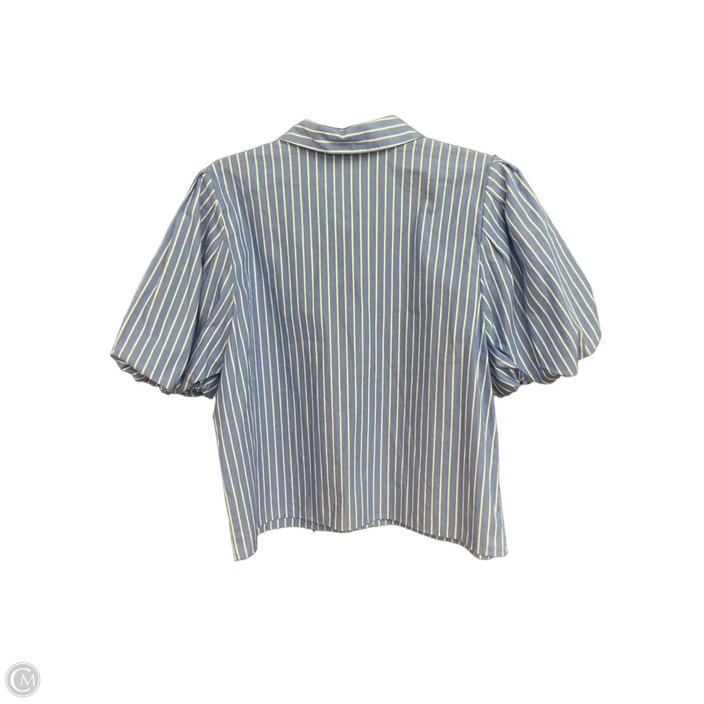 Top Short Sleeve By Ophelia Roe In Blue, Size: L