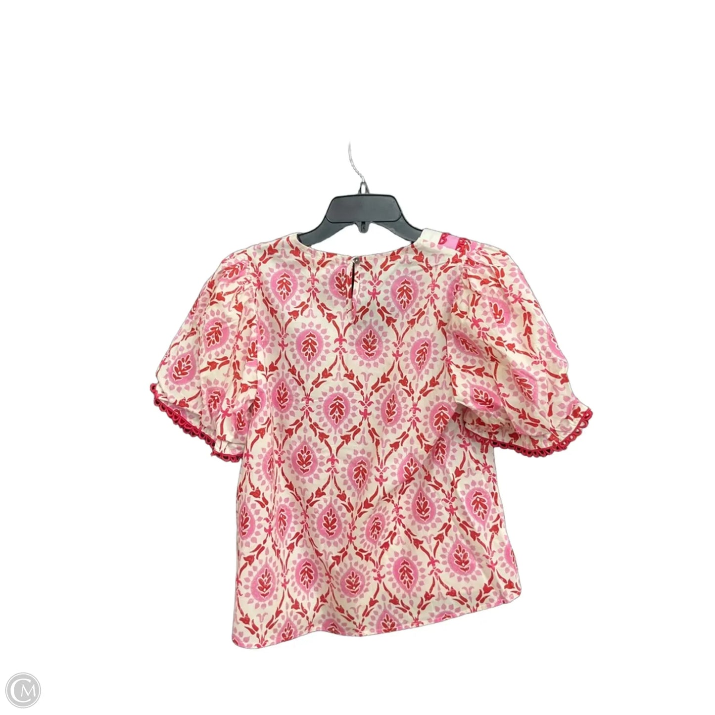 Top Short Sleeve By Entro In Pink & Red, Size: S