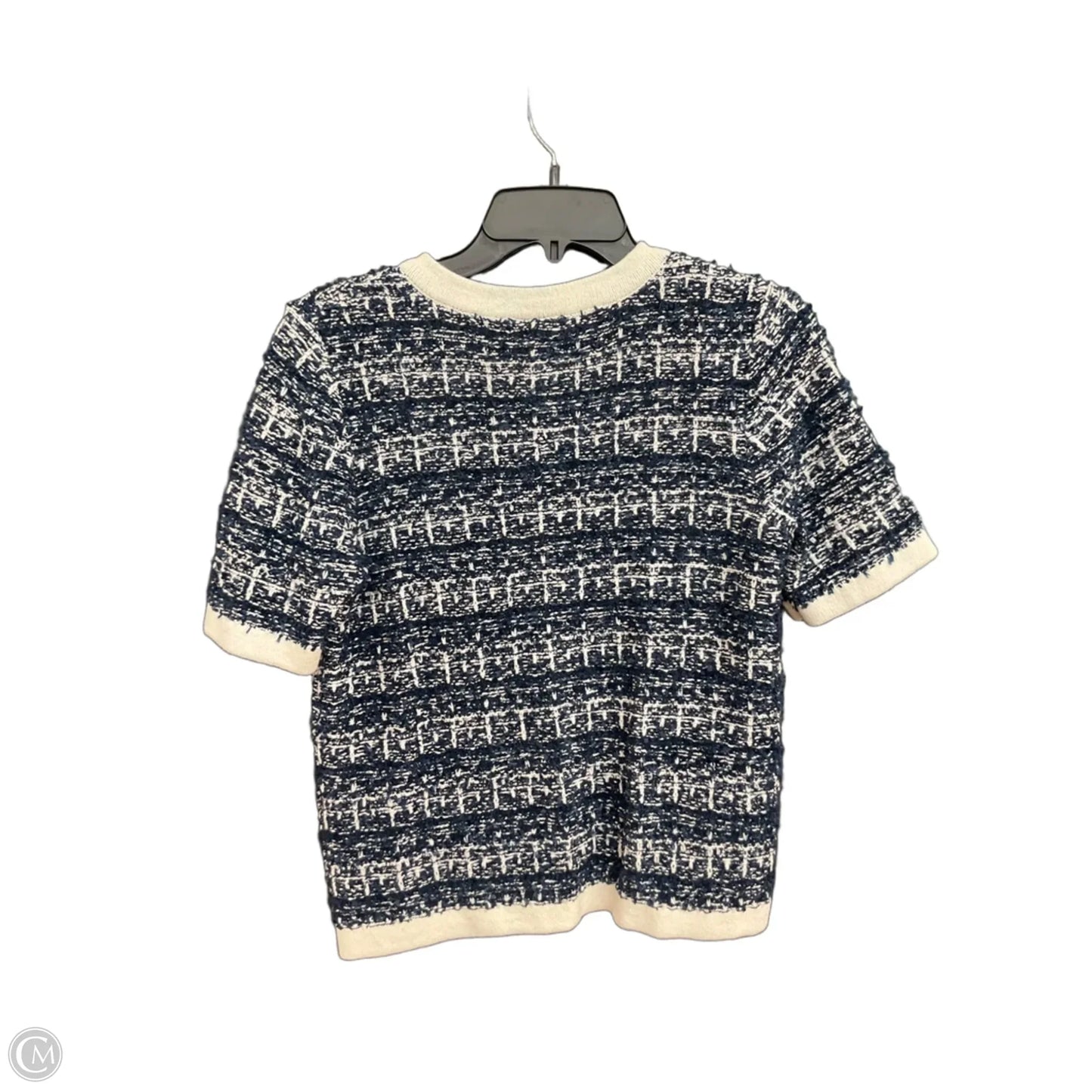 Top Short Sleeve By Ann Taylor In Blue, Size: S