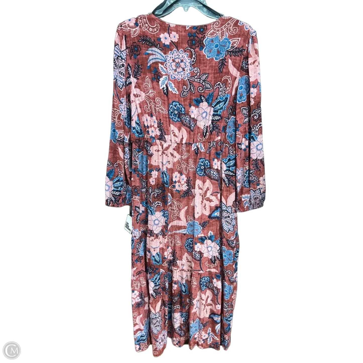 Dress Casual Maxi By Cmb In Floral Print, Size: L