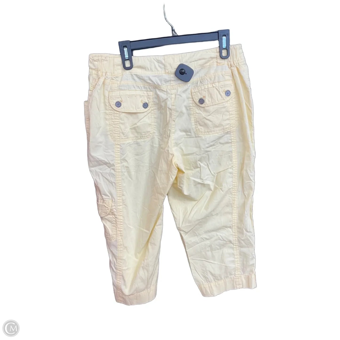 Capris By Chicos In Yellow, Size: 8