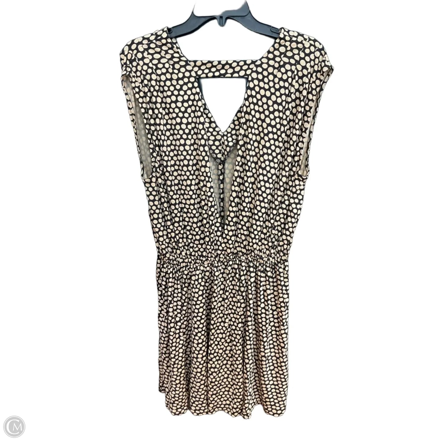 Dress Casual Midi By Banana Republic In Polkadot Pattern, Size: L