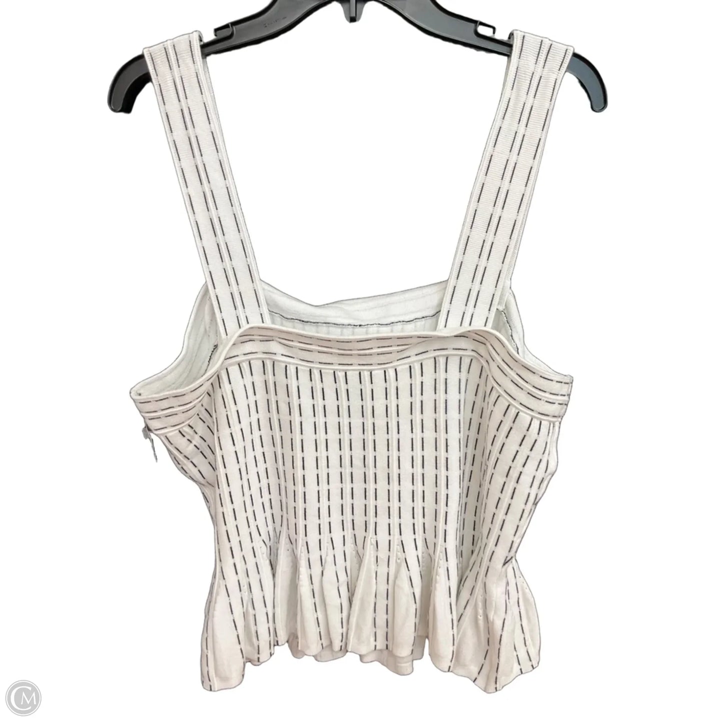 Top Sleeveless By Express In Striped Pattern, Size: Xl