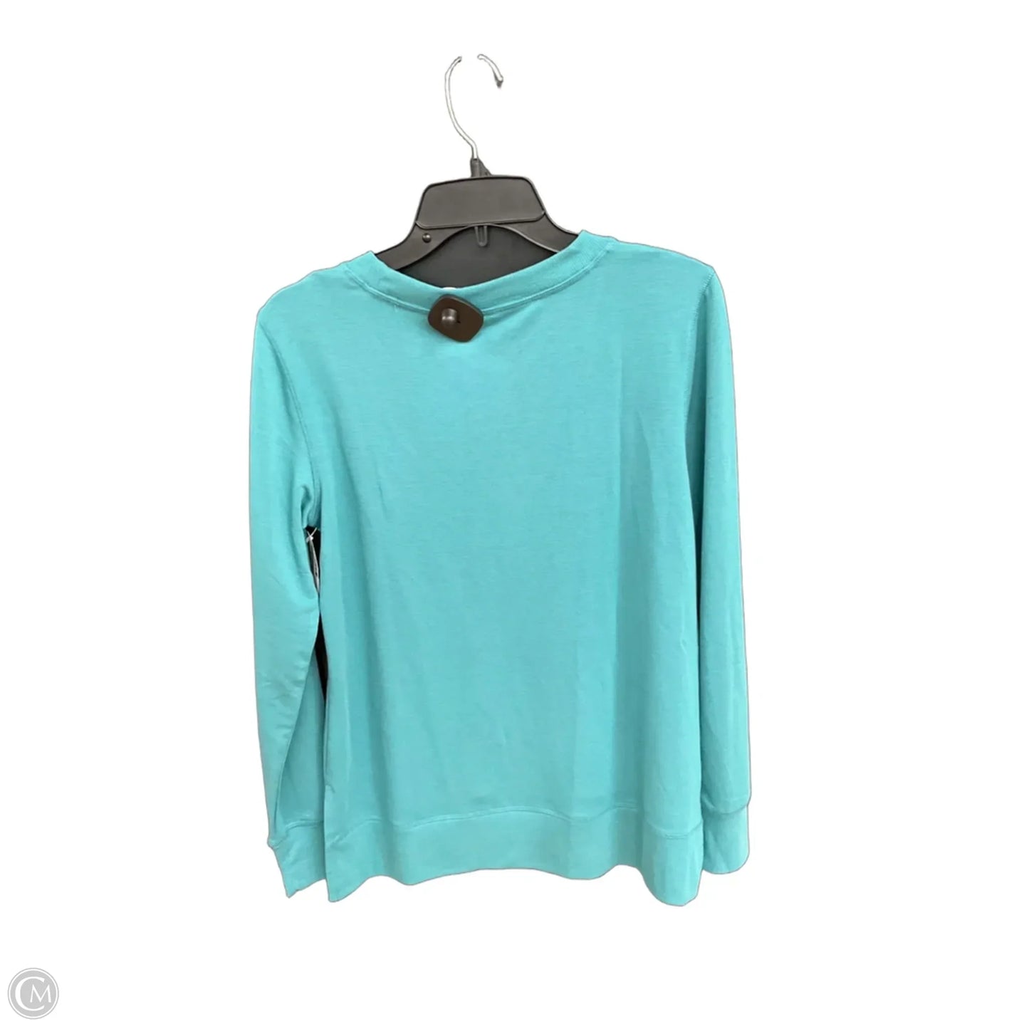 Top Long Sleeve By Jockey In Blue, Size: M