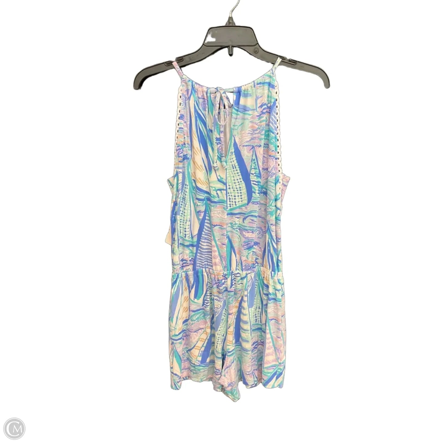 Romper Designer By Lilly Pulitzer In Blue, Size: Xs