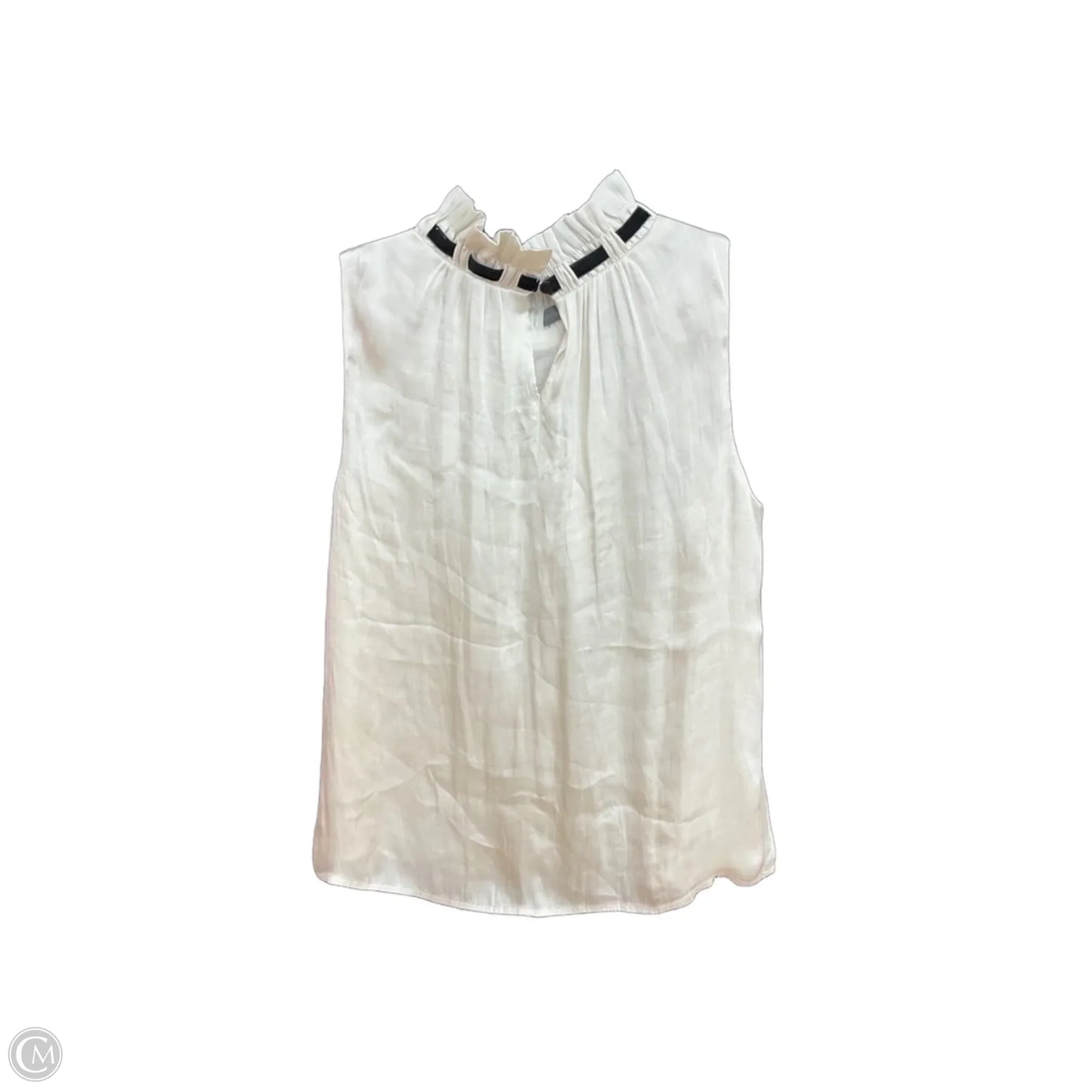 Top Sleeveless By Talbots In White, Size: Sp