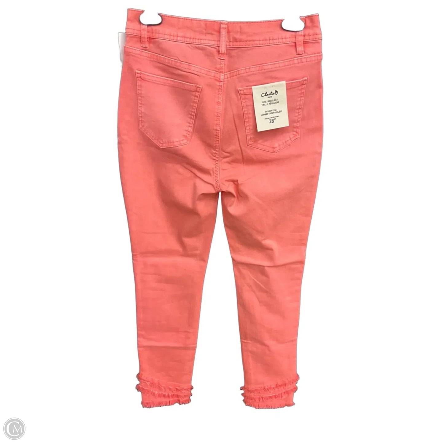 Jeans Straight By Charlie B In Coral, Size: 4
