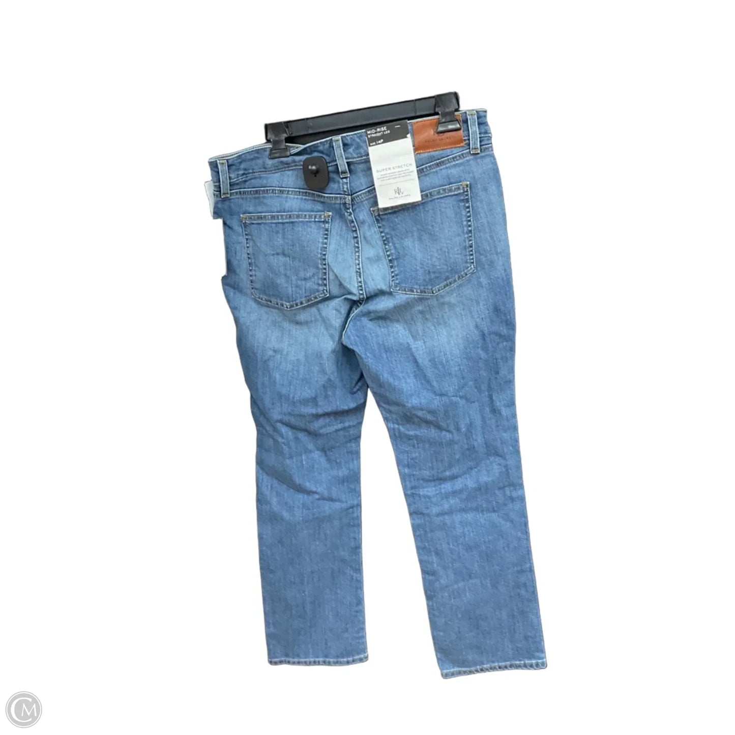 Jeans Straight By Lauren By Ralph Lauren In Blue, Size: 14