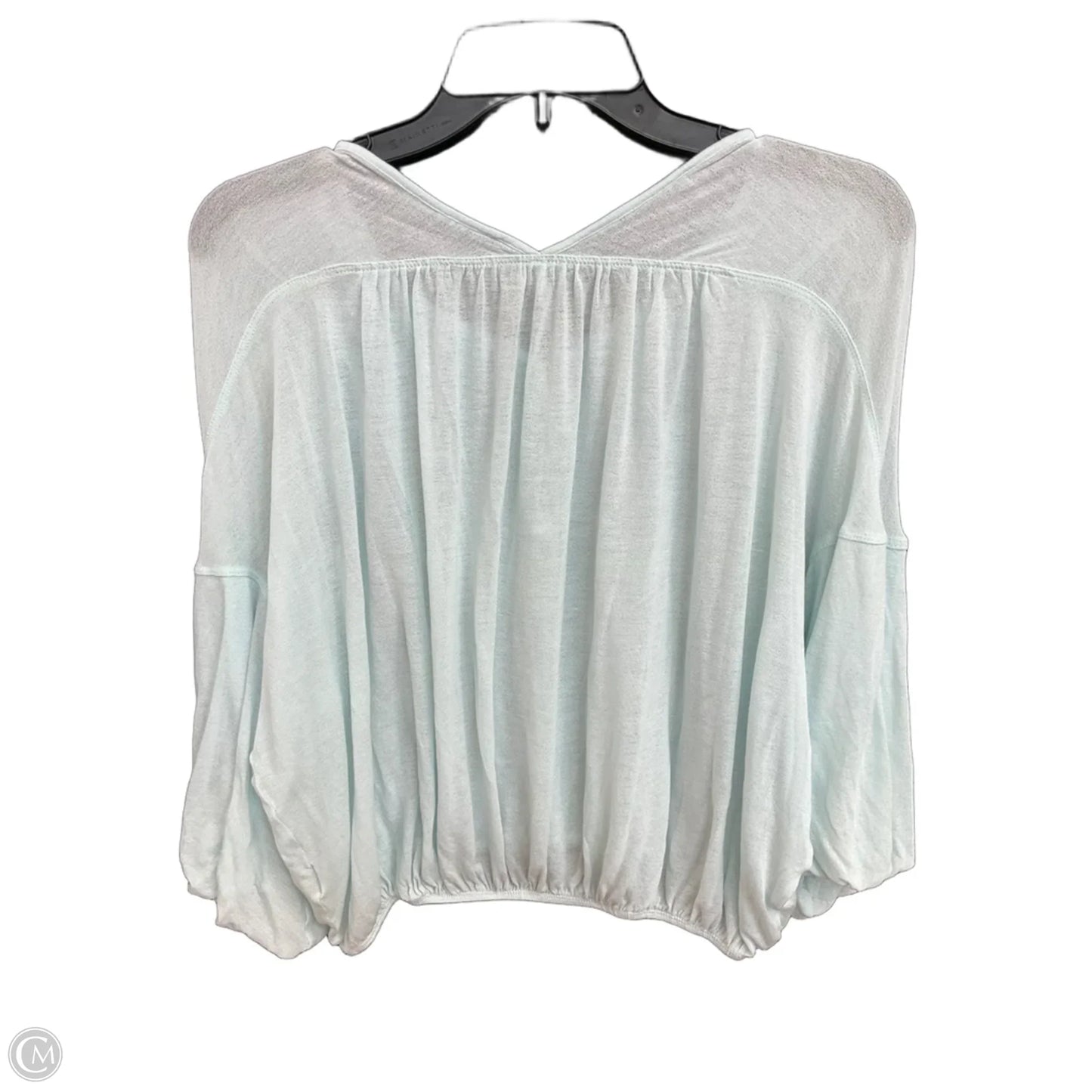 Top Long Sleeve By Free People In Blue, Size: M