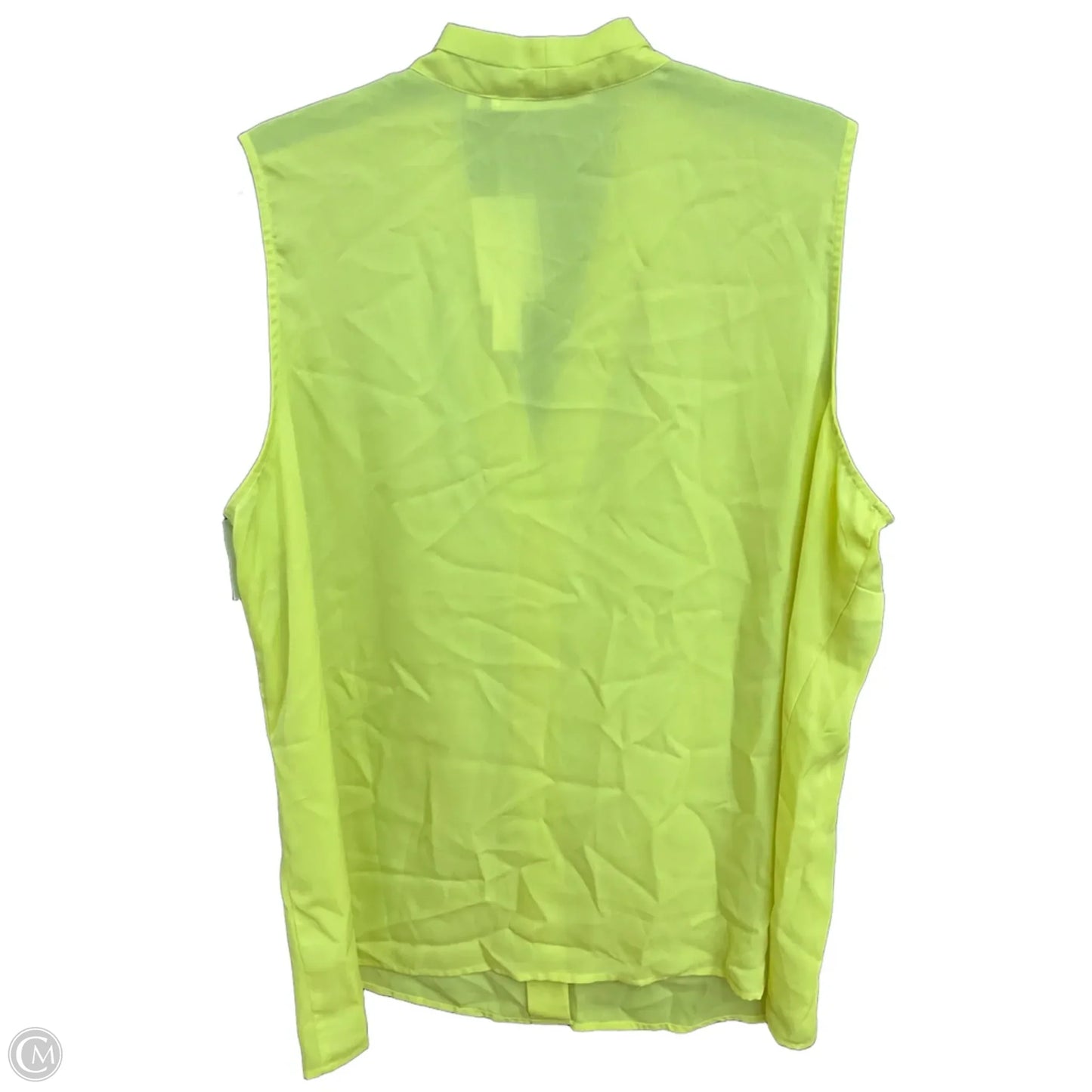 Top Sleeveless By Violet And Claire In Yellow, Size: 2x