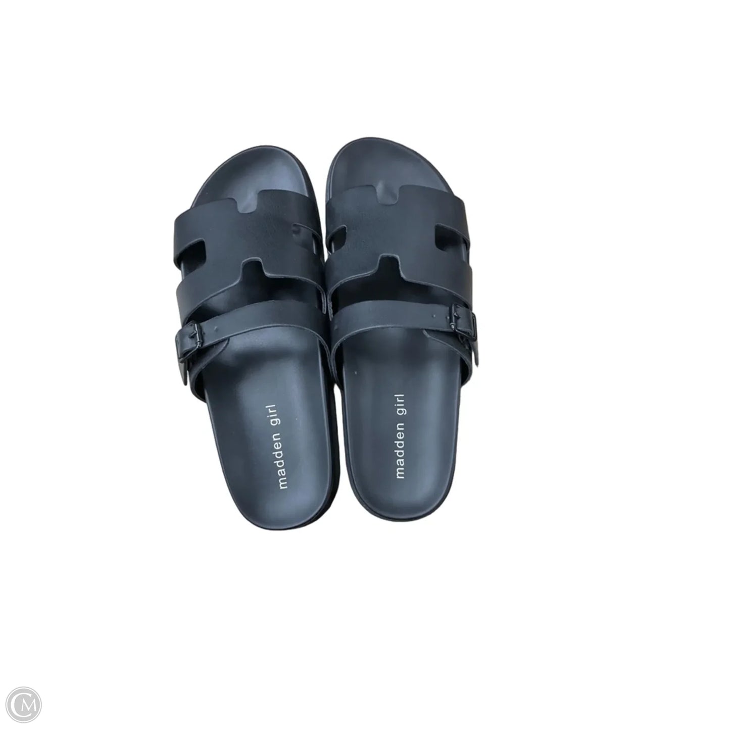 Sandals Flats By Madden Girl In Black, Size: 9
