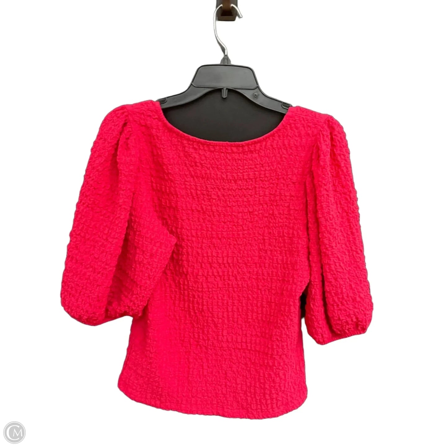 Top Short Sleeve By Maeve In Red, Size: L