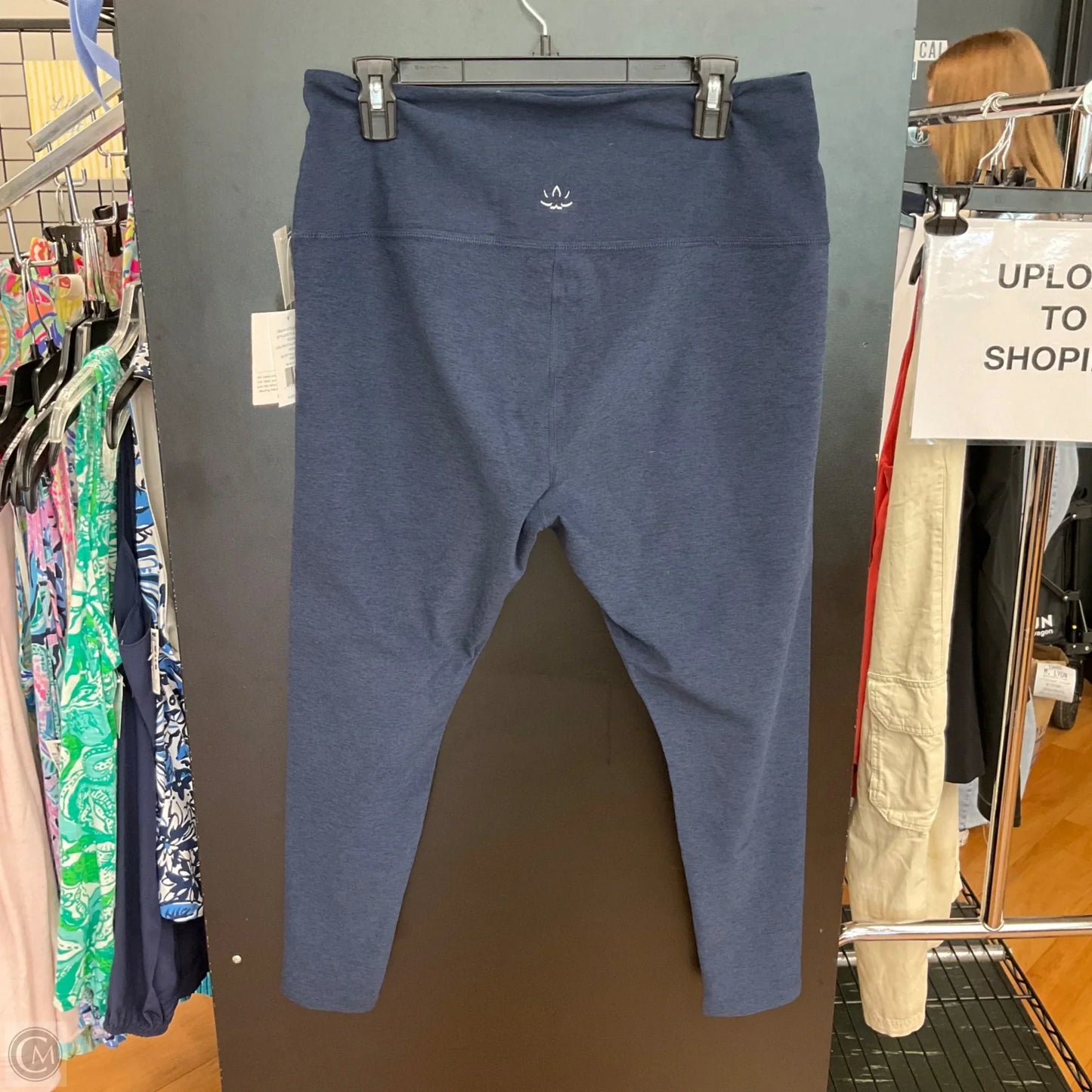 Athletic Leggings By Beyond Yoga In Blue, Size: 2x