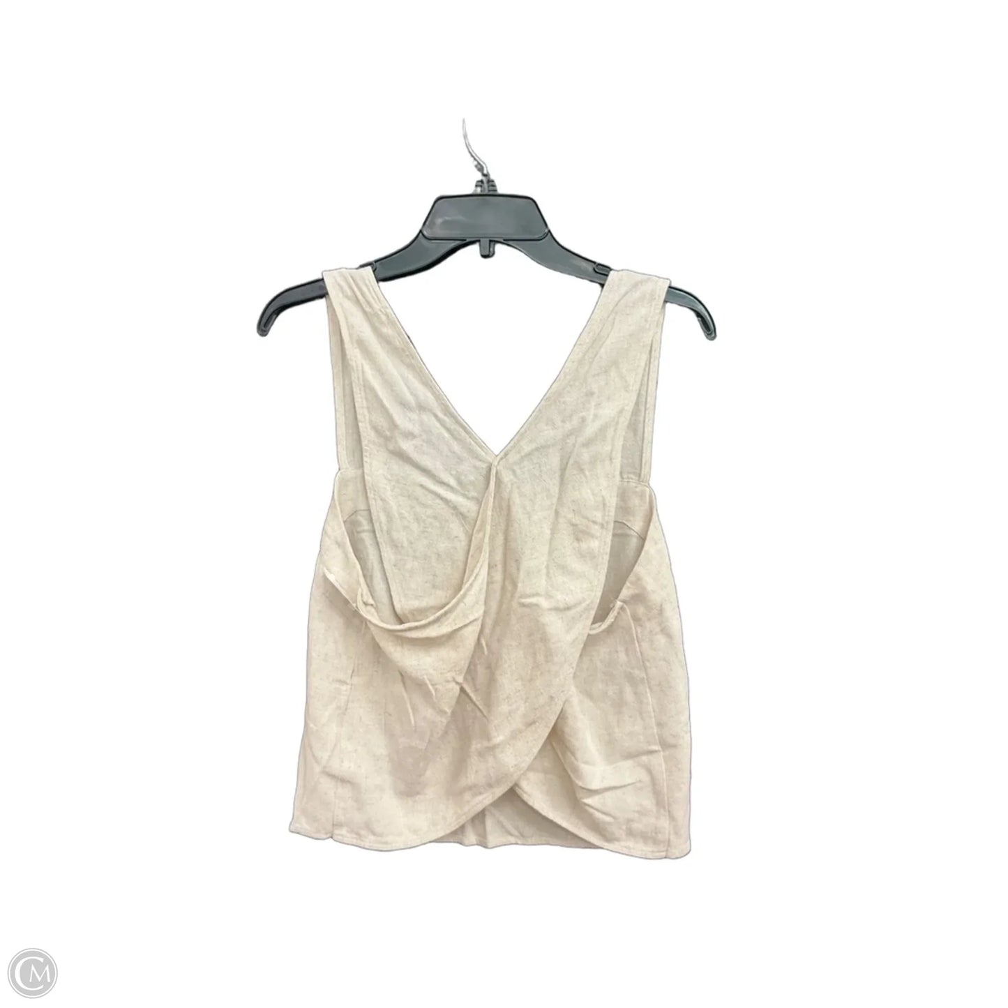 Top Sleeveless By Fashion Nova In Beige, Size: Xl