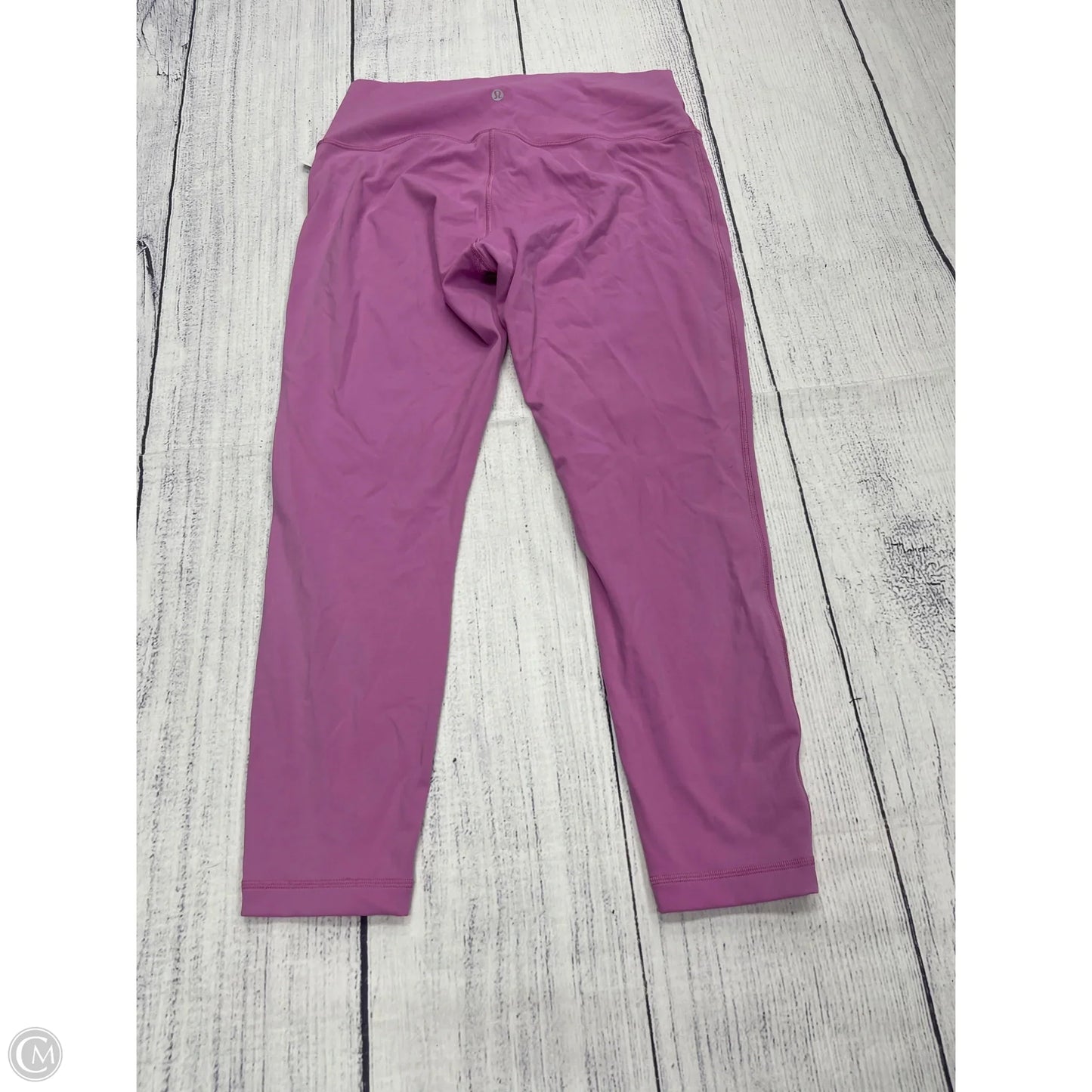 Athletic Capris By Lululemon In Pink, Size: Xl