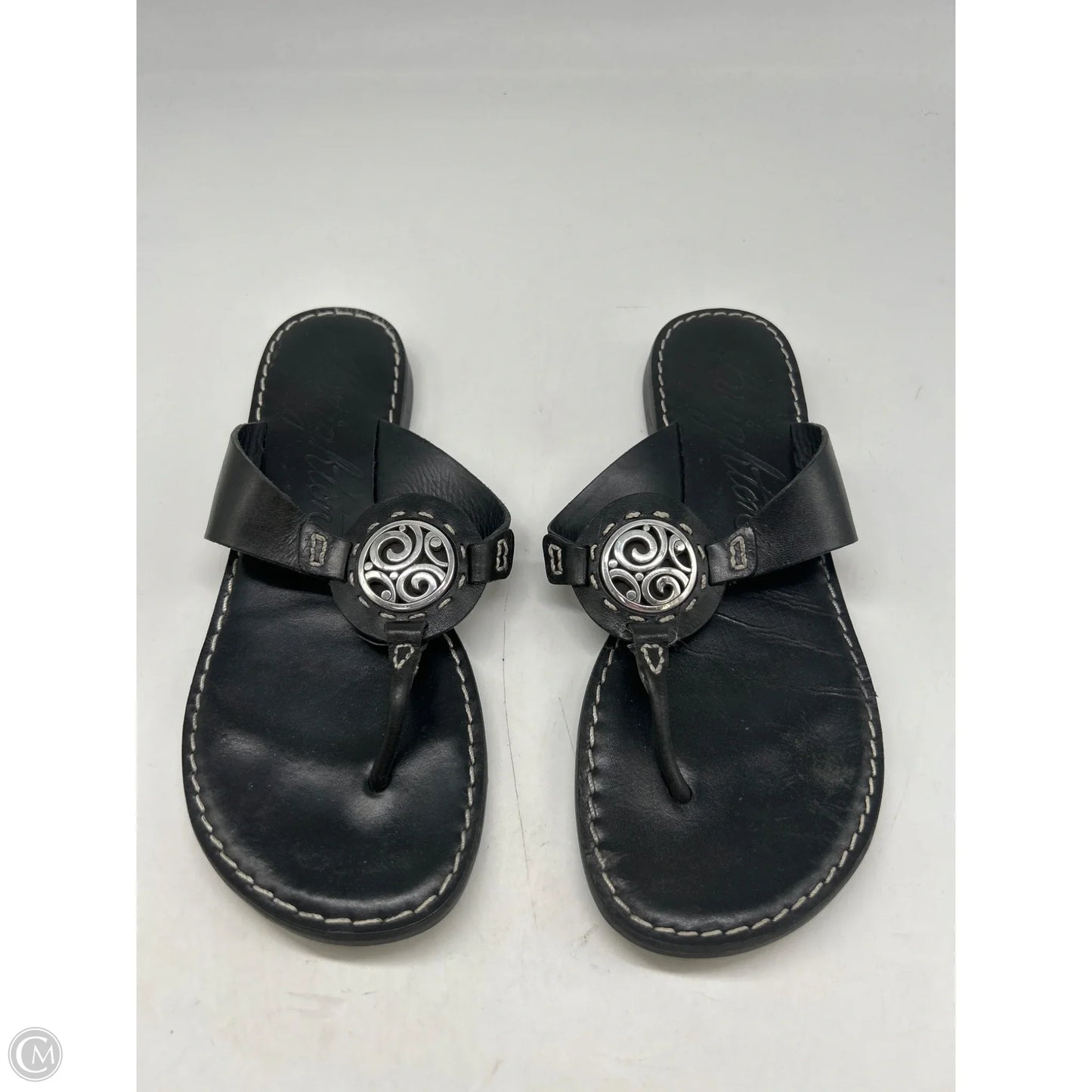 Sandals Flats By Brighton In Black, Size: 7.5