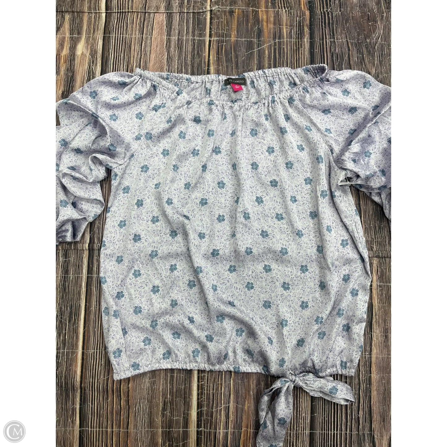 Top Short Sleeve By Vince Camuto In Purple, Size: M