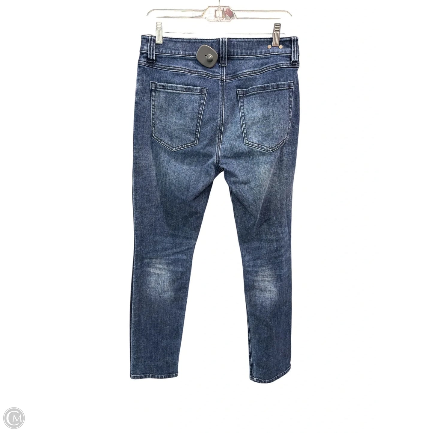 Jeans Straight By Cabi In Blue Denim, Size: 6