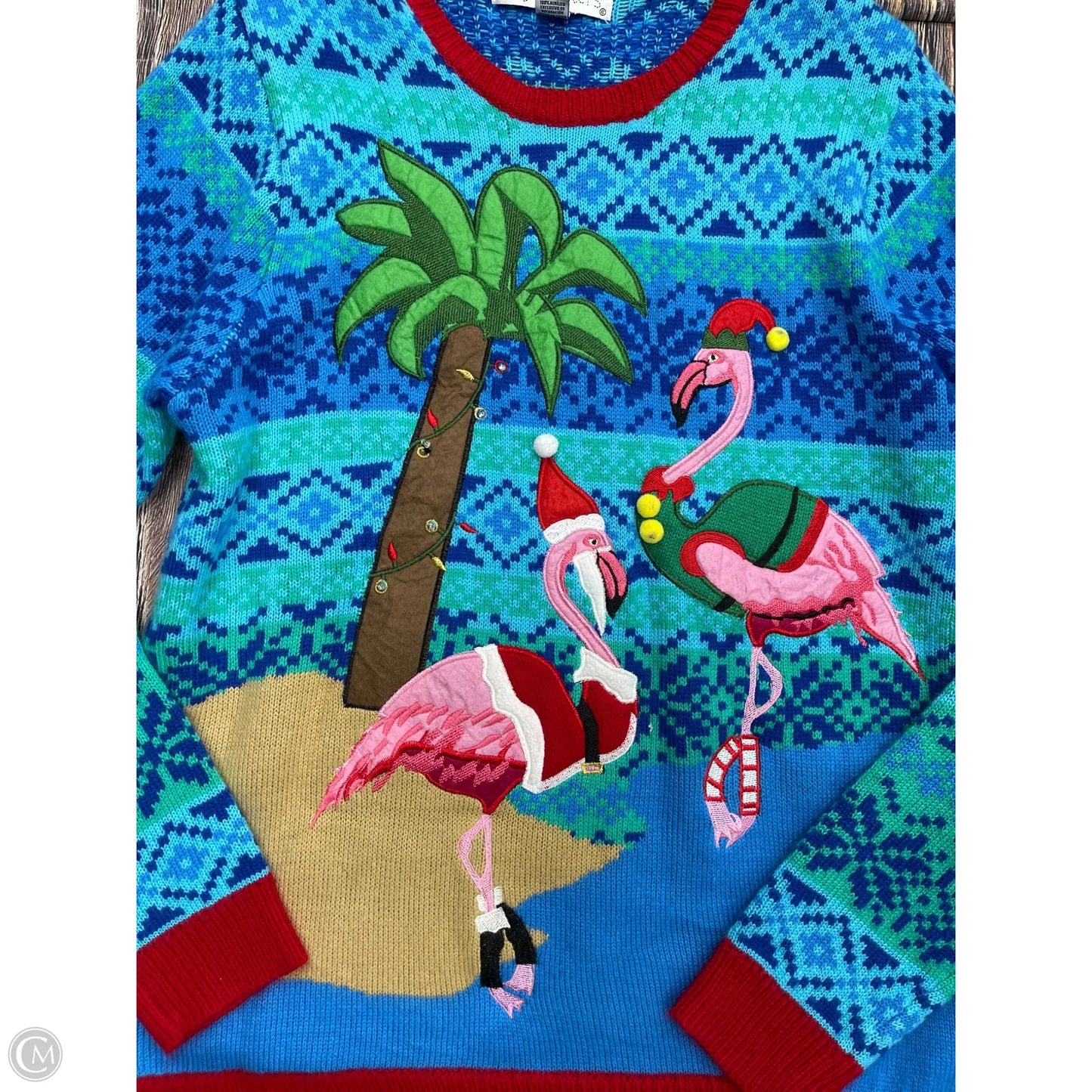 Sweater By Clothes Mentor In Blue, Size: L