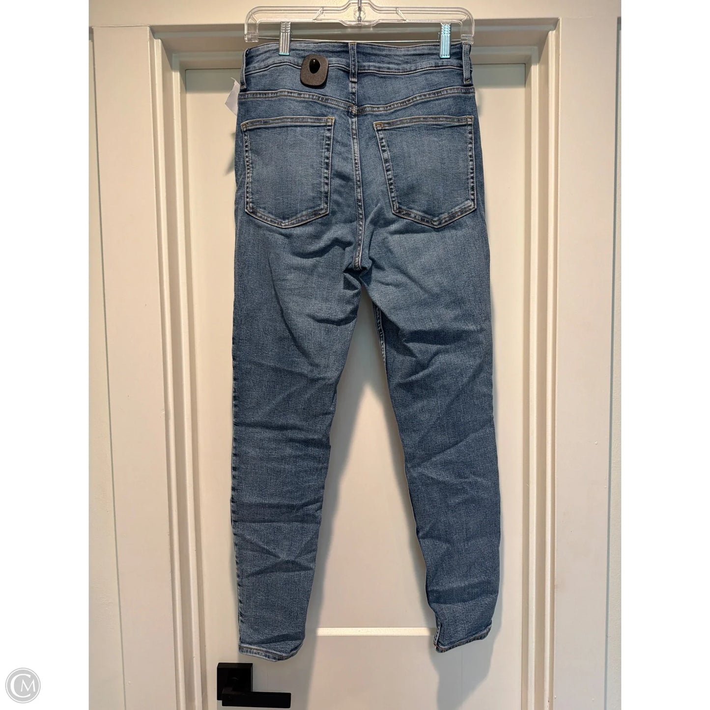 Jeans Skinny By H&m In Blue Denim, Size: 8