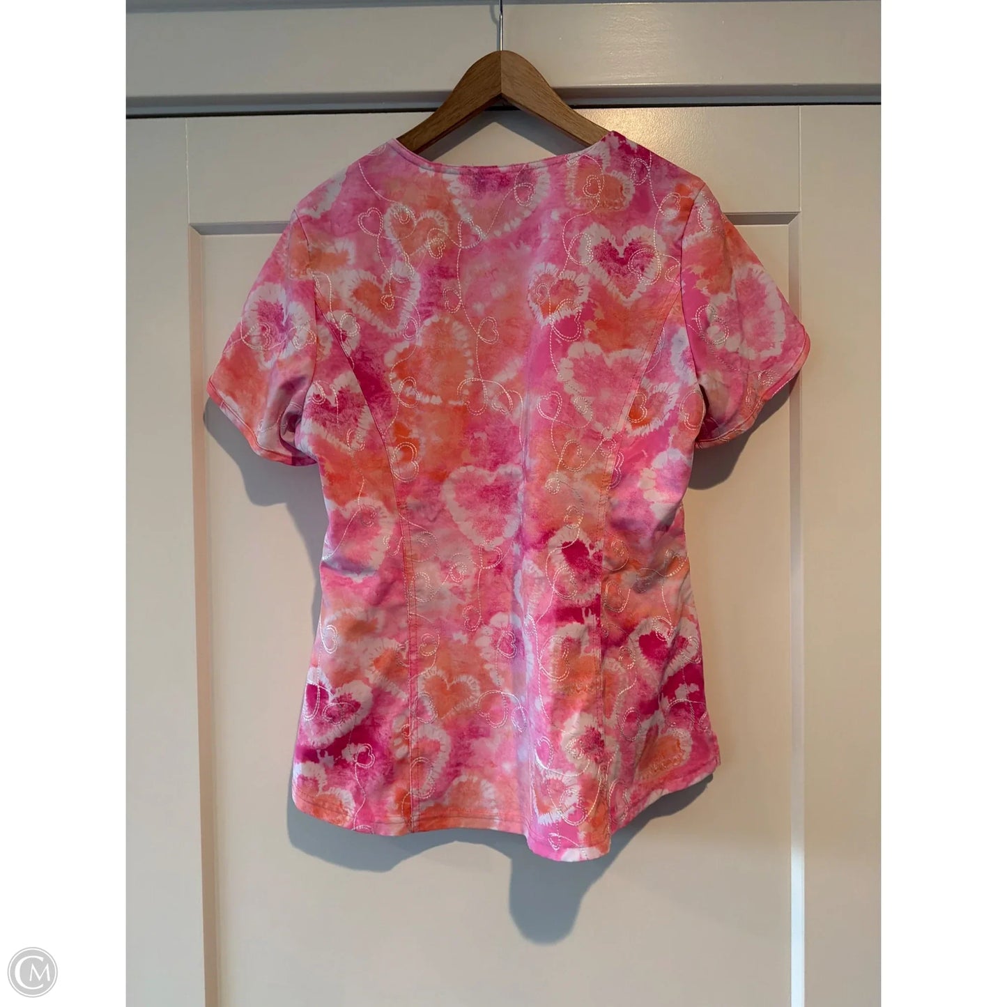 Top Short Sleeve By Clothes Mentor In Pink, Size: M