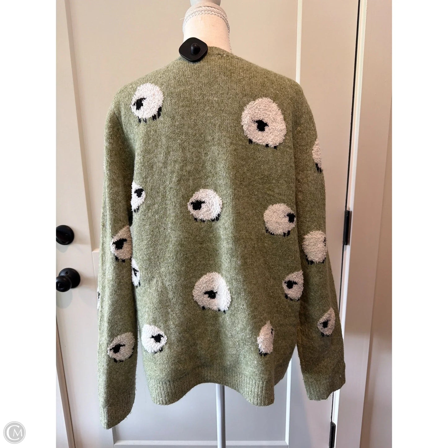 Sweater By Clothes Mentor In Green, Size: Xl