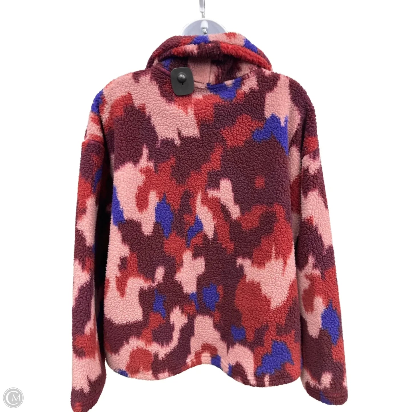 Sweatshirt Collar By Eddie Bauer In Red, Size: L