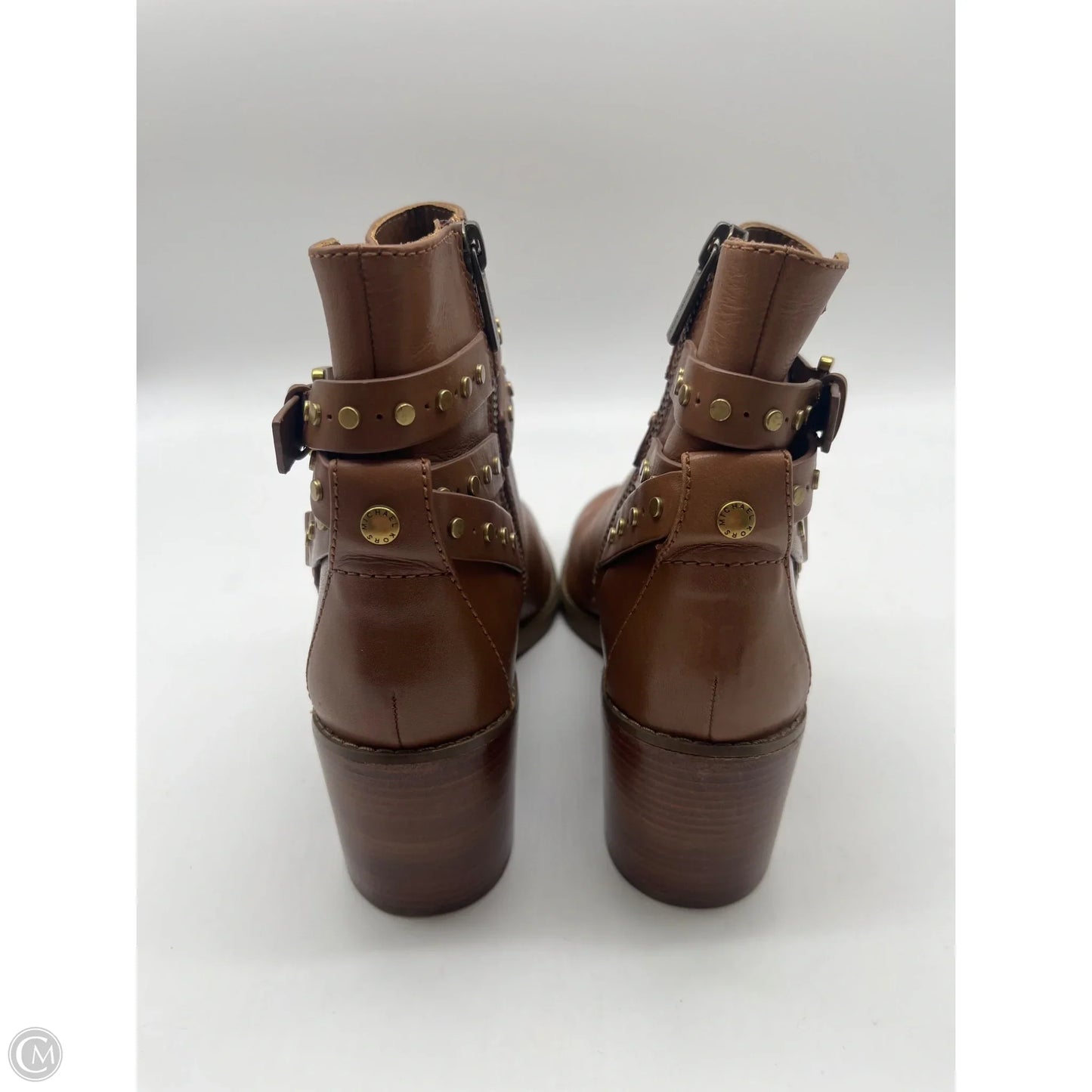 Boots Ankle Heels By Michael By Michael Kors In Brown, Size: 6