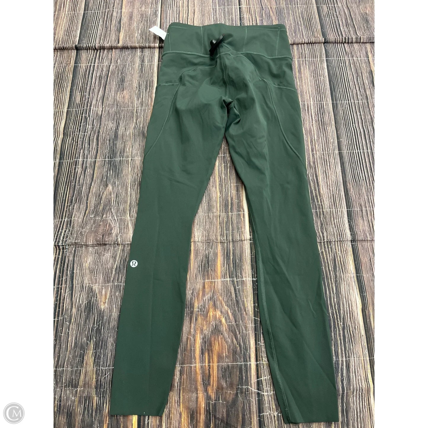 Athletic Leggings By Lululemon In Green, Size: 4