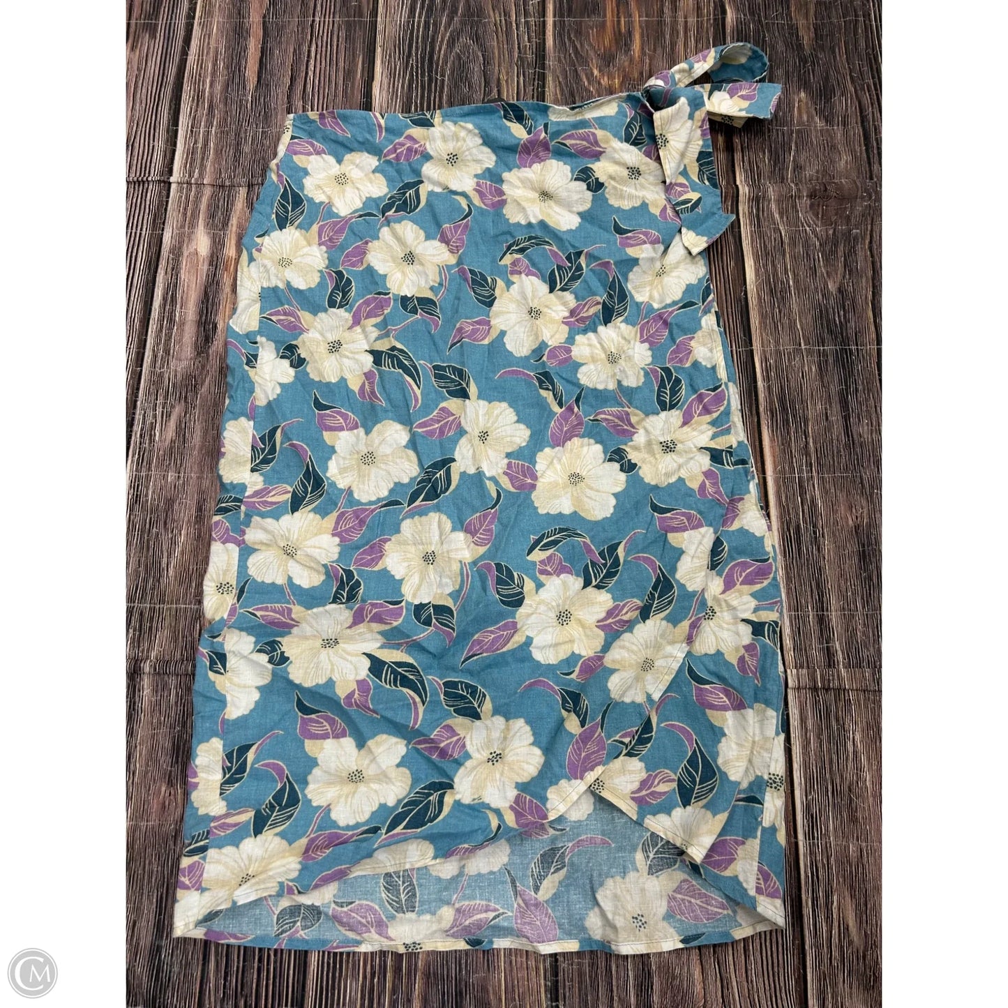Skirt Midi By Faherty In Blue, Size: M