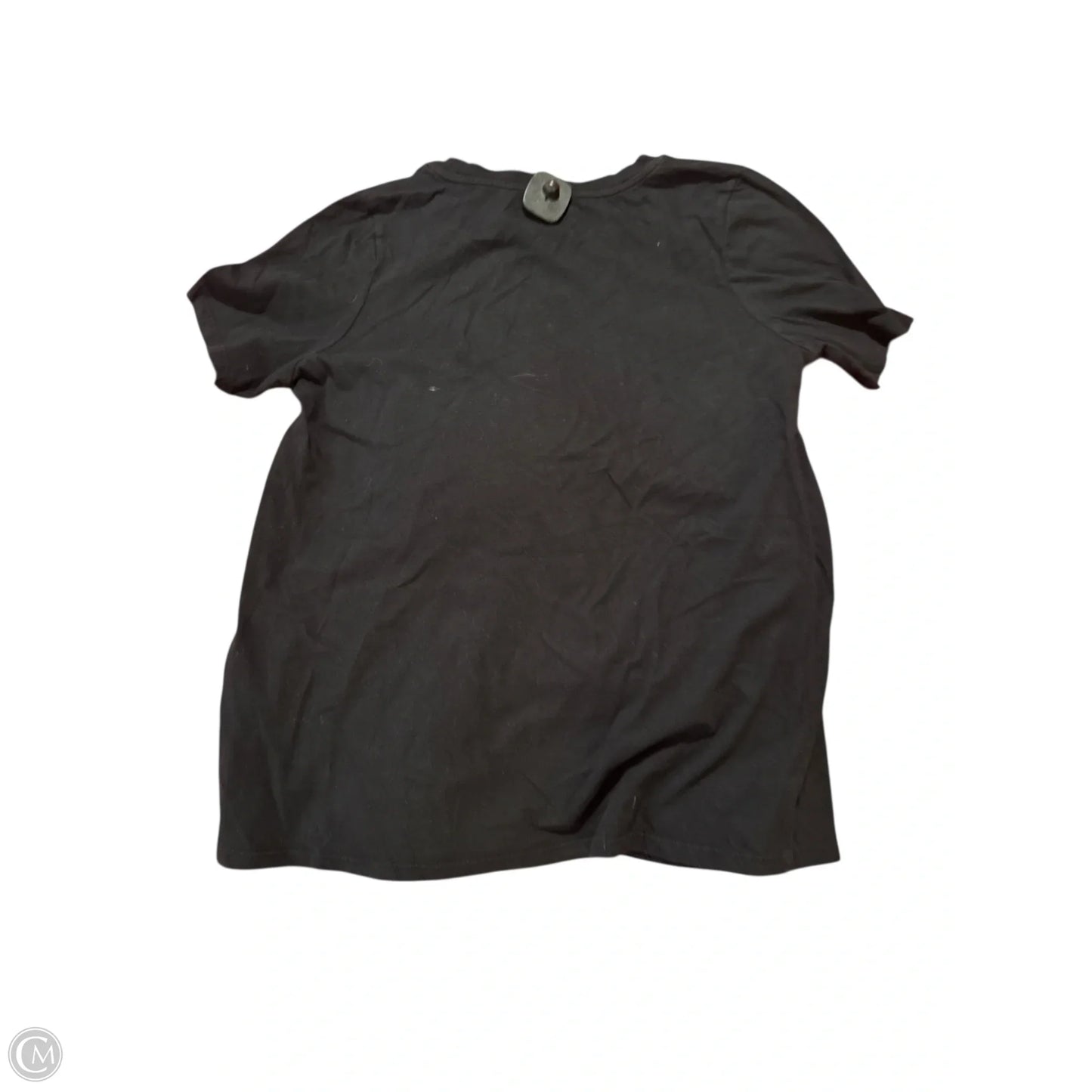 Top Short Sleeve Basic By Clothes Mentor In Black, Size: L