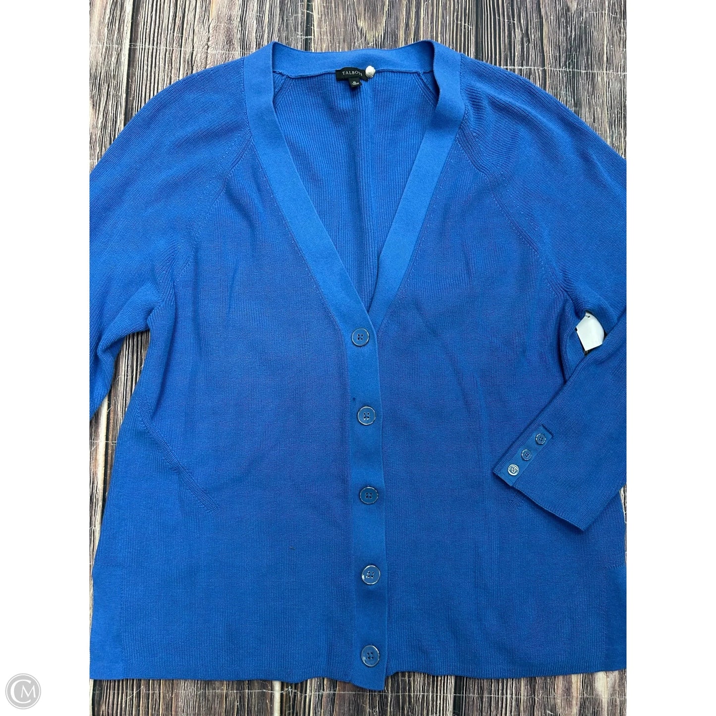 Cardigan By Talbots In Blue, Size: Xl