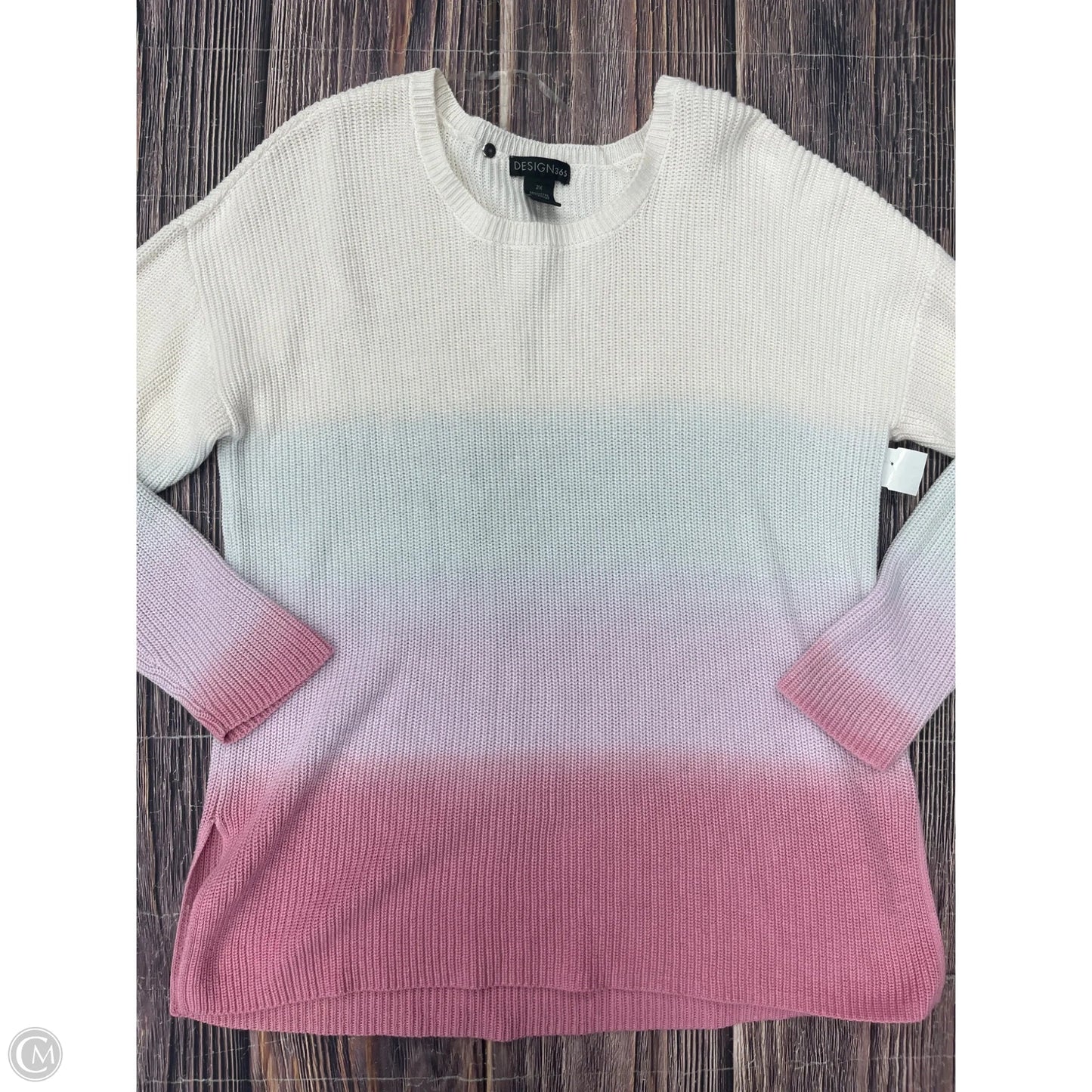 Sweater By Clothes Mentor In White, Size: 2x