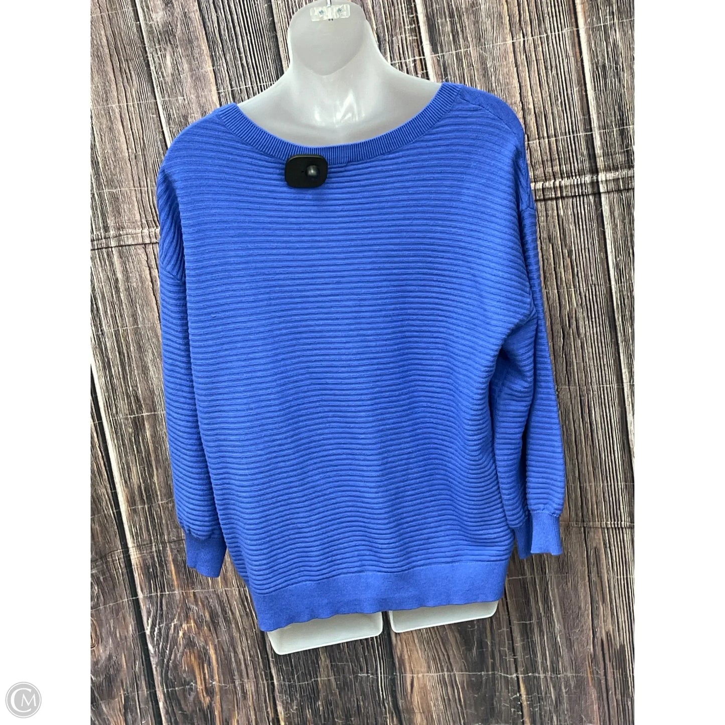 Sweater By Talbots In Blue, Size: L