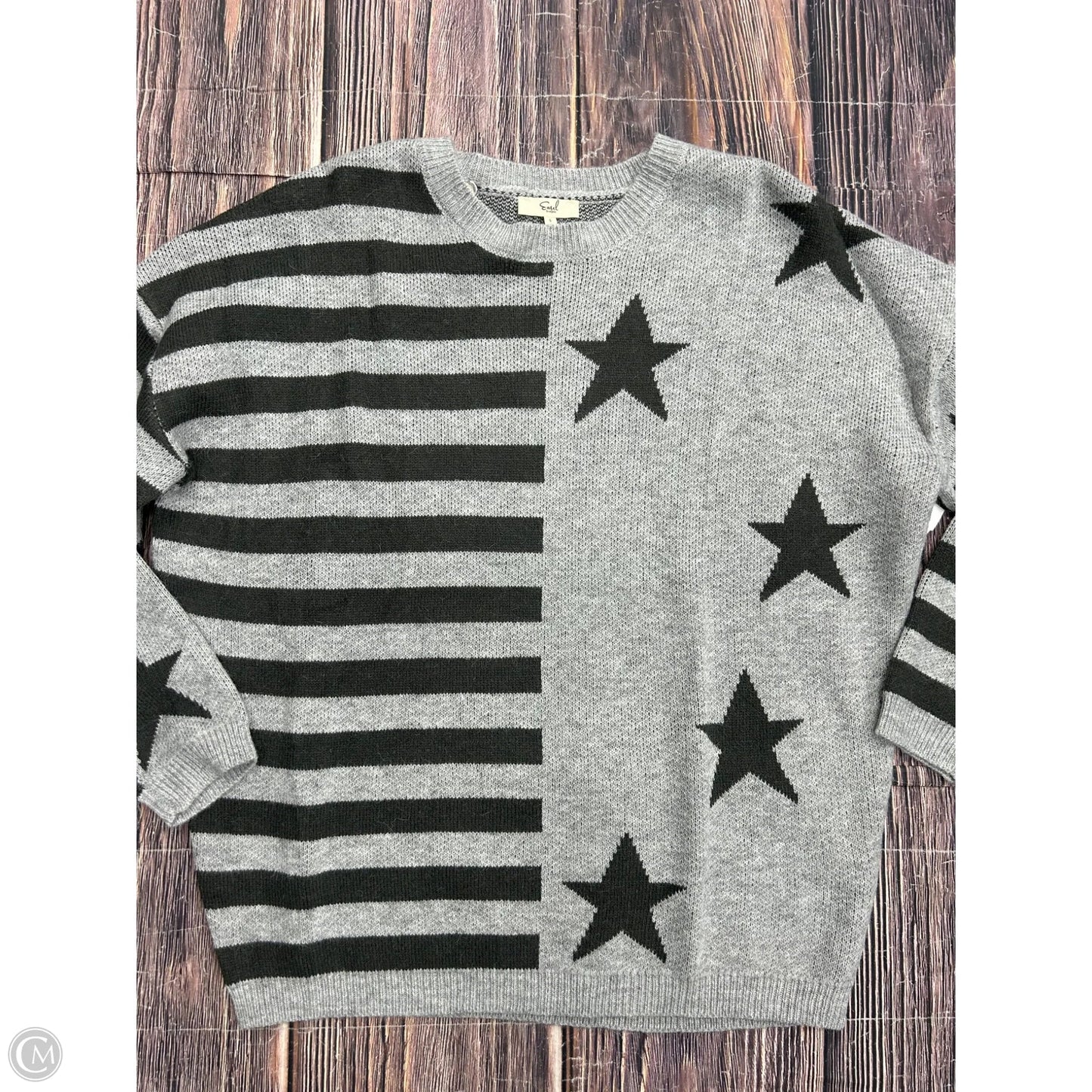 Sweater By Easel In Grey, Size: S