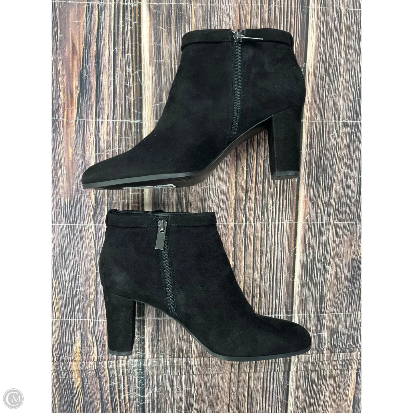 Boots Ankle Heels By Bandolino In Black, Size: 8