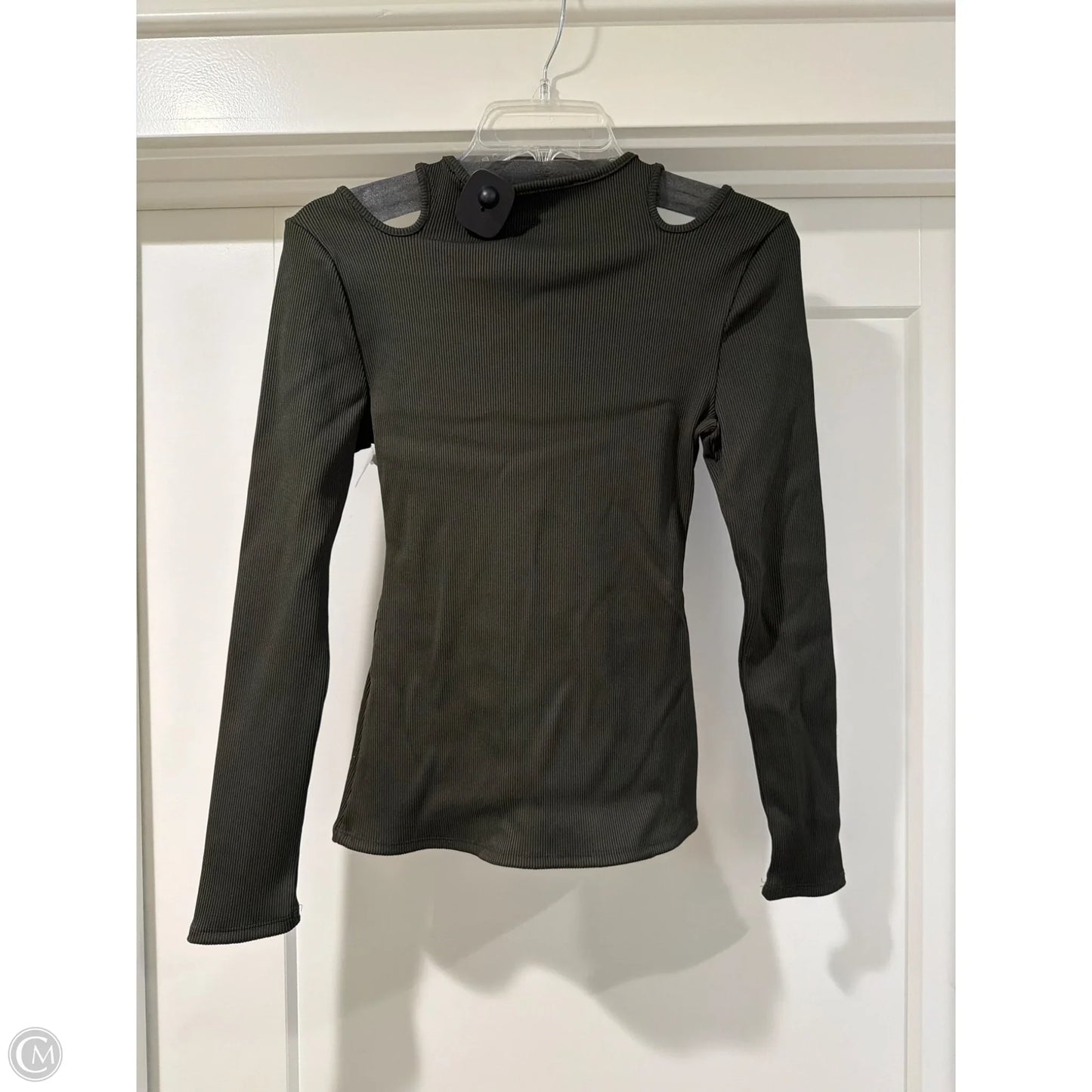 Top Long Sleeve By White House Black Market In Green, Size: Xs