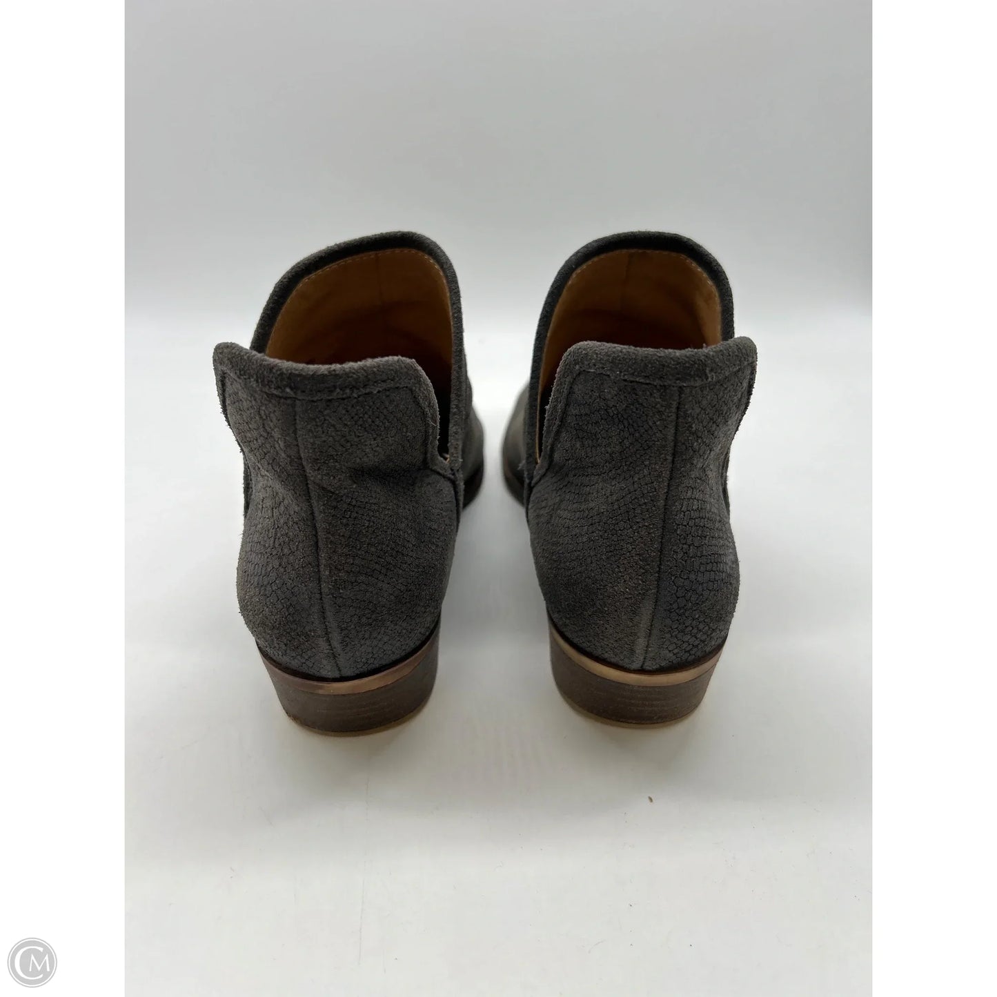 Boots Ankle Heels By Lucky Brand In Grey, Size: 7.5