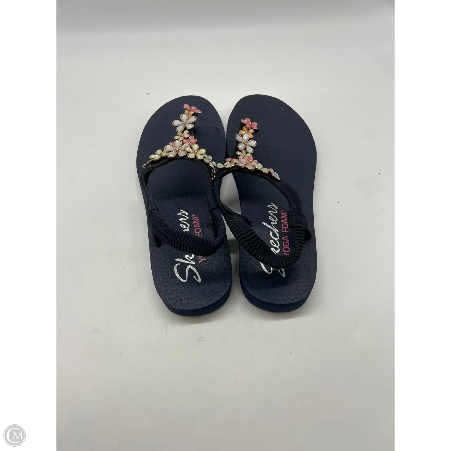 Sandals Flip Flops By Skechers In Blue, Size: 7