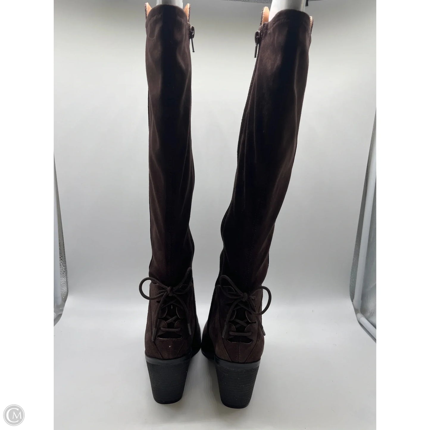 Boots Knee Heels By Lucky Brand In Brown, Size: 8