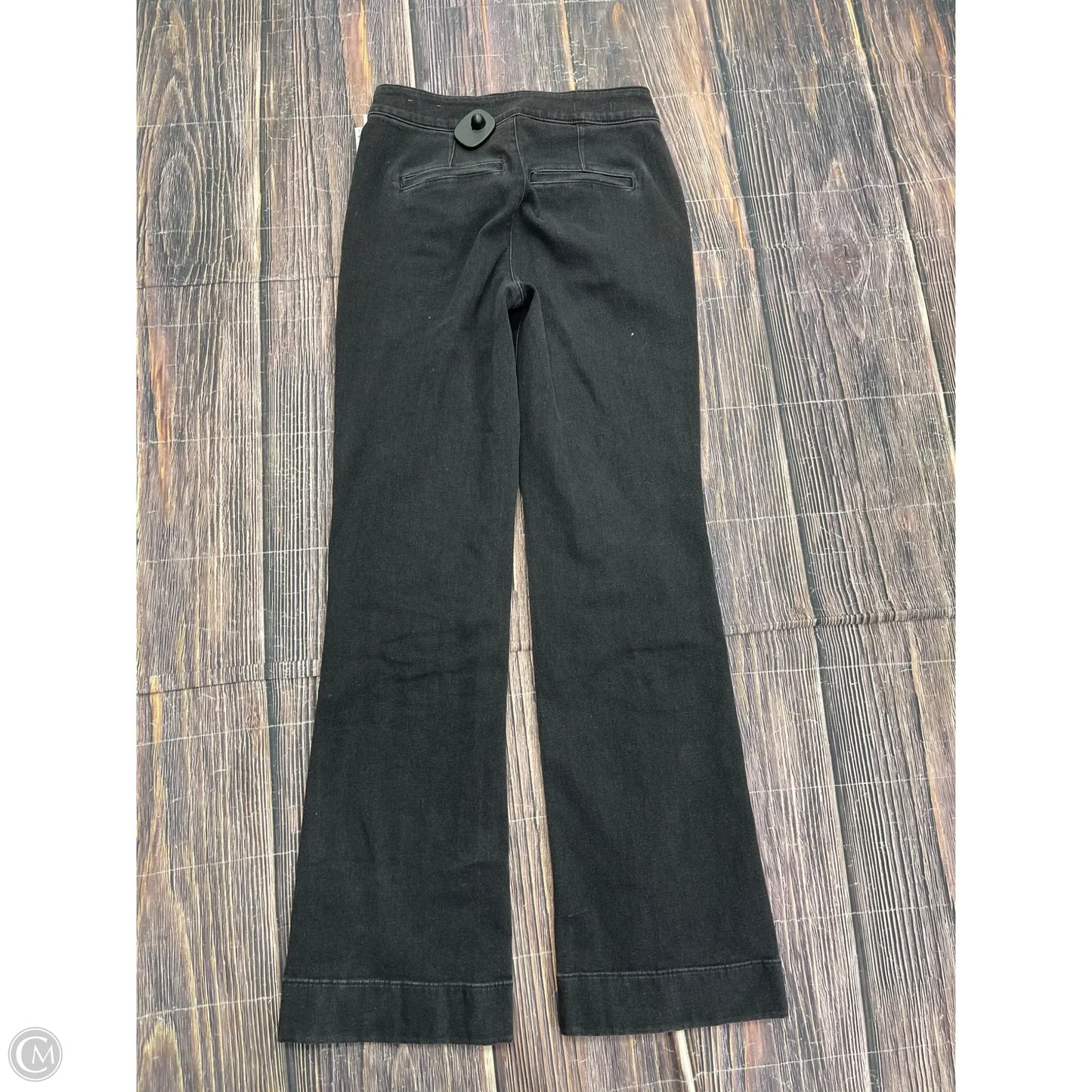 Jeans Flared By White House Black Market In Black Denim, Size: 2