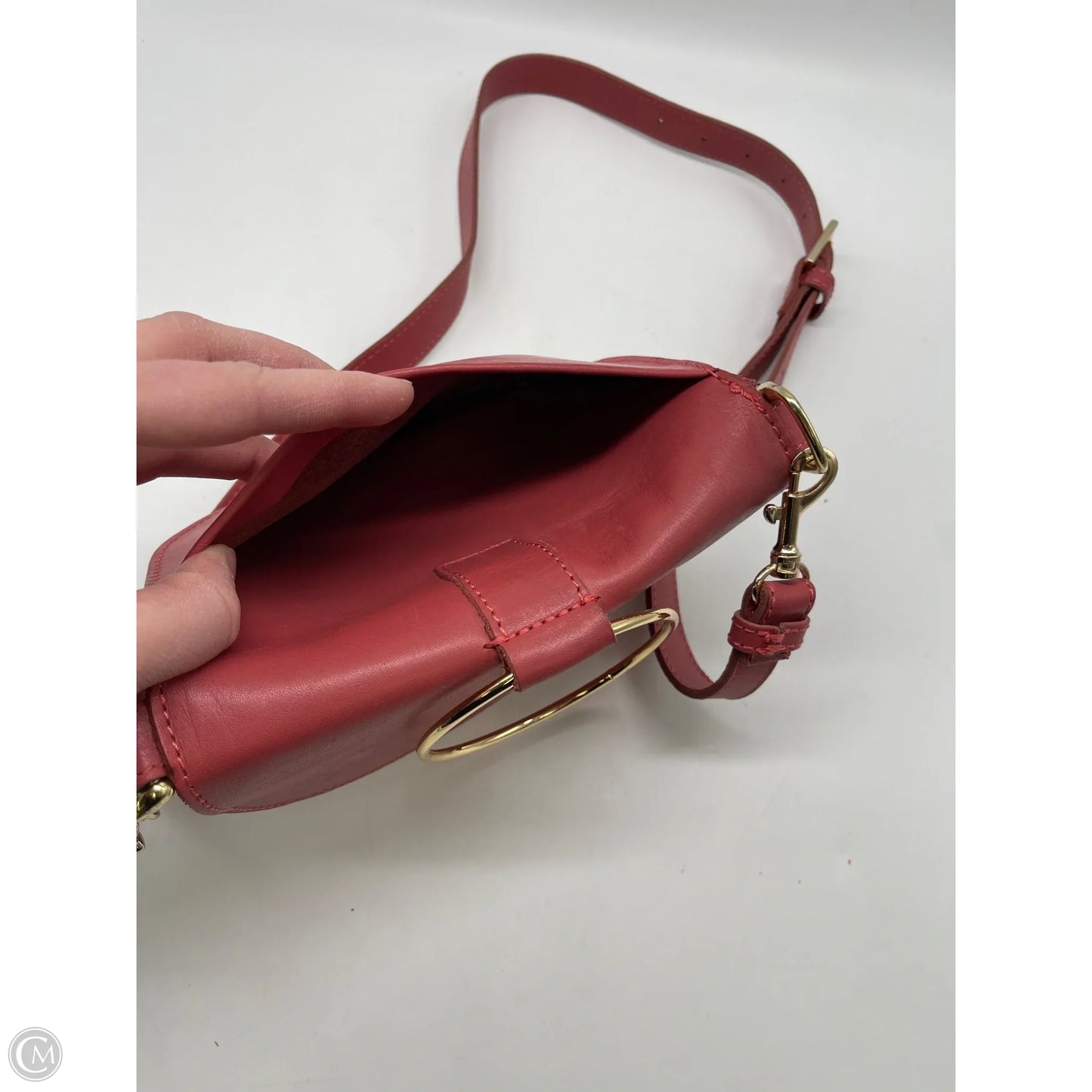 Crossbody Leather By Able, Size: Small