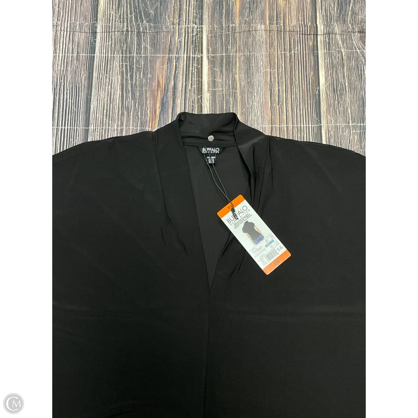 Top Short Sleeve By Buffalo David Bitton In Black, Size: 1x