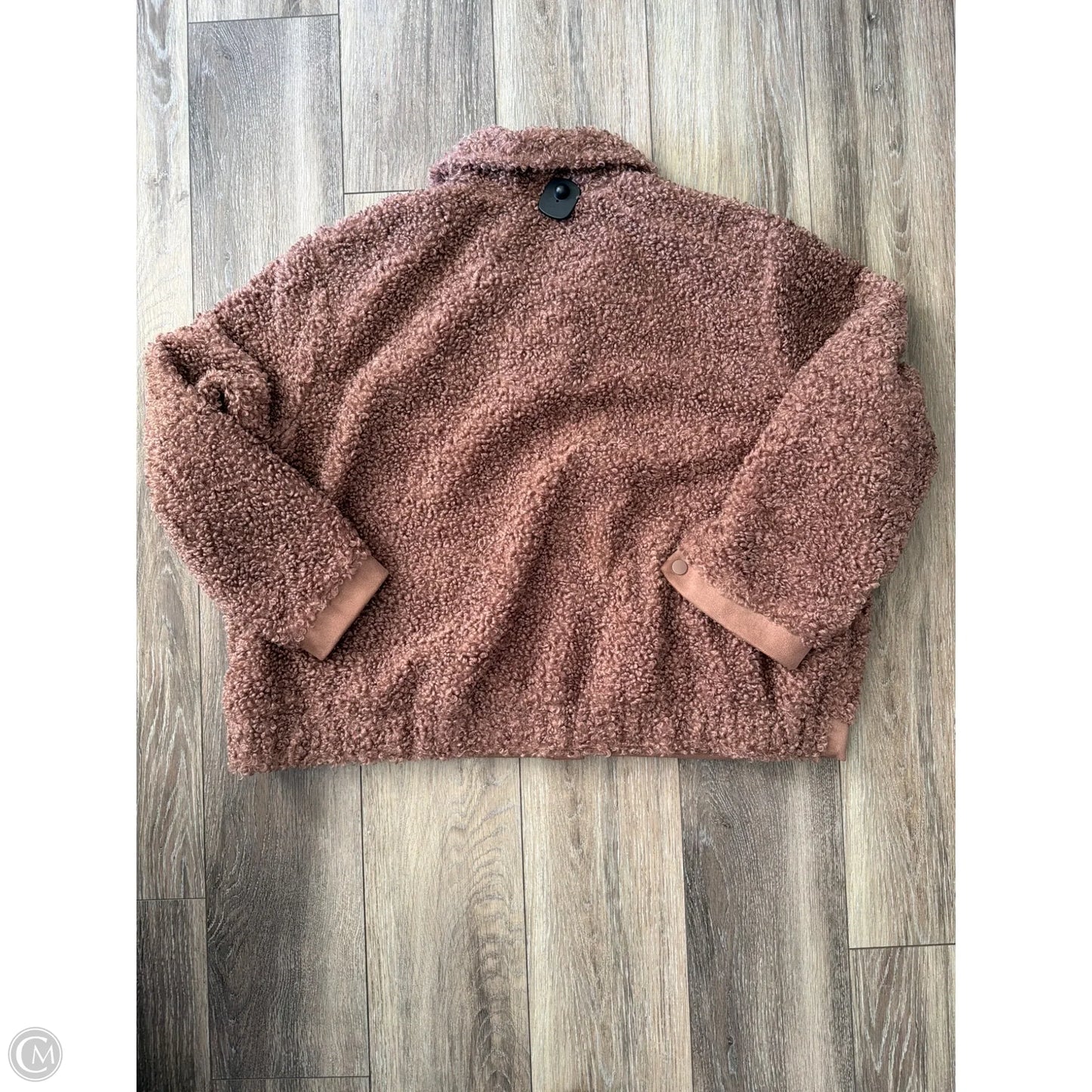 Jacket Faux Fur & Sherpa By Falls Creek In Brown, Size: 3x