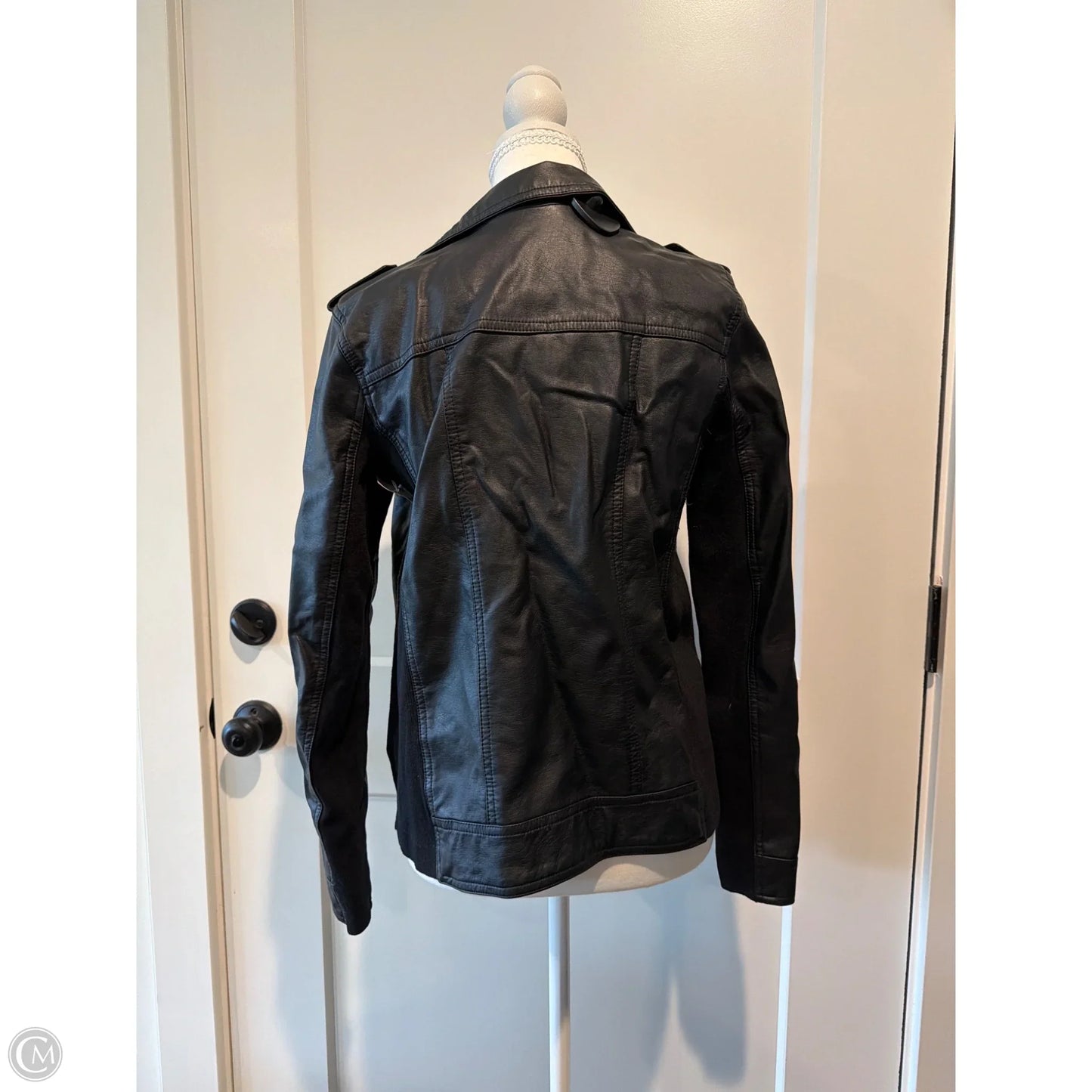 Jacket Moto By Maurices In Black, Size: Xs