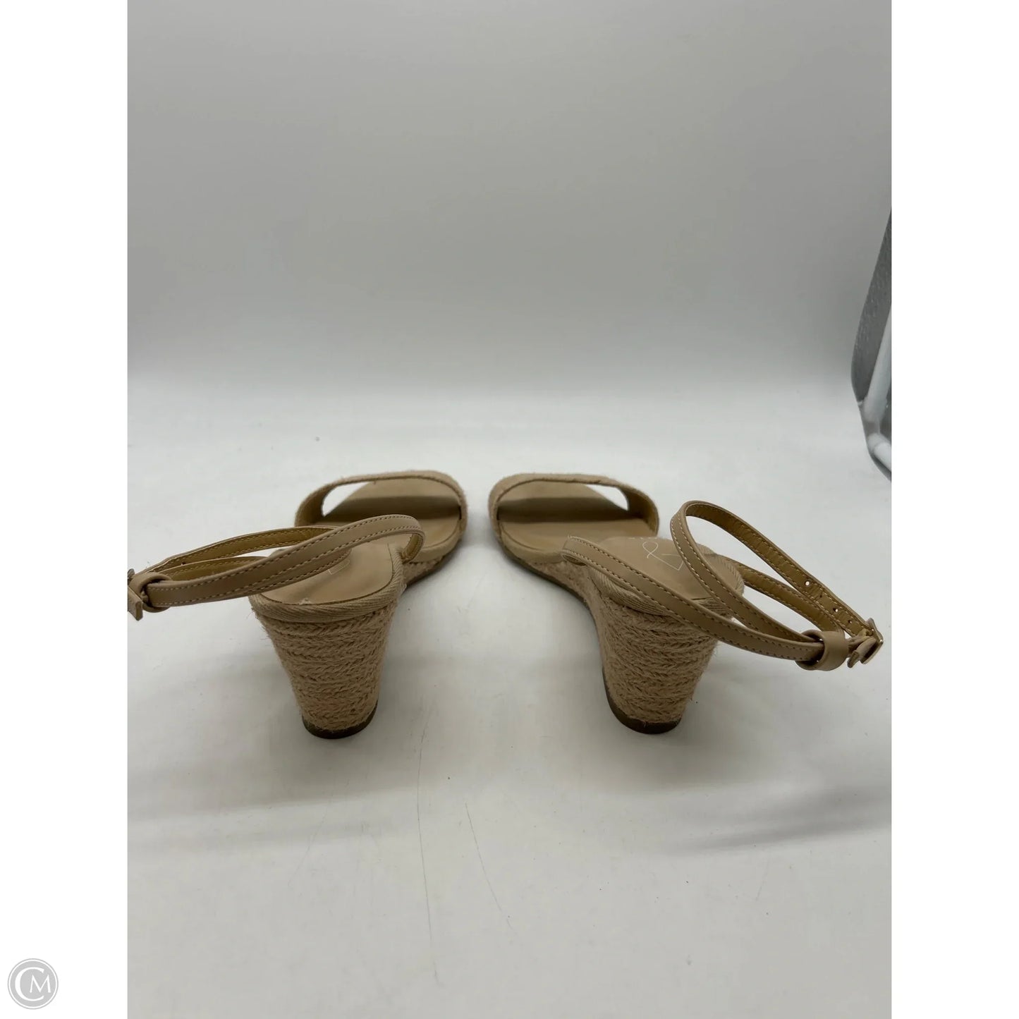 Sandals Heels Wedge By Joie In Tan, Size: 8