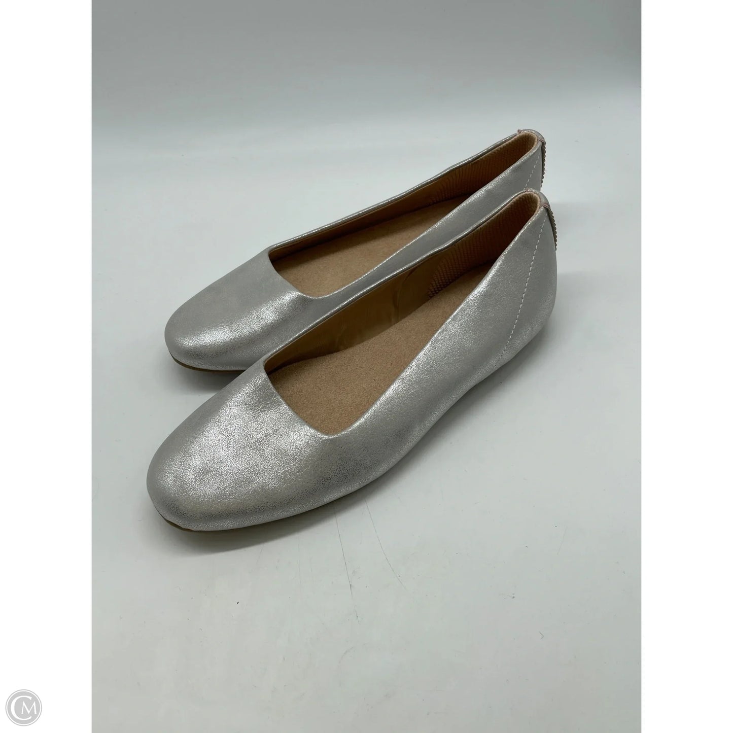 Shoes Flats By Dr Scholls In Silver, Size: 11