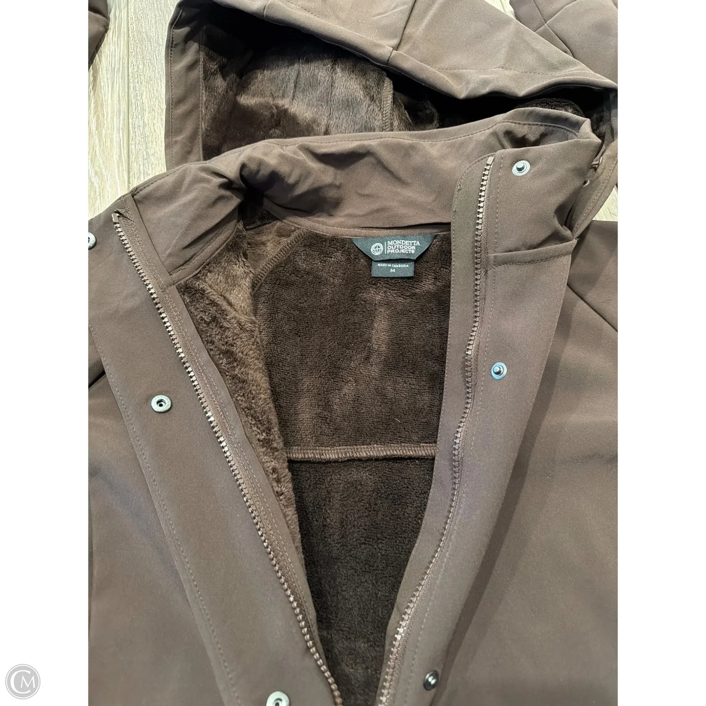 Jacket Utility By Mondetta In Brown, Size: M
